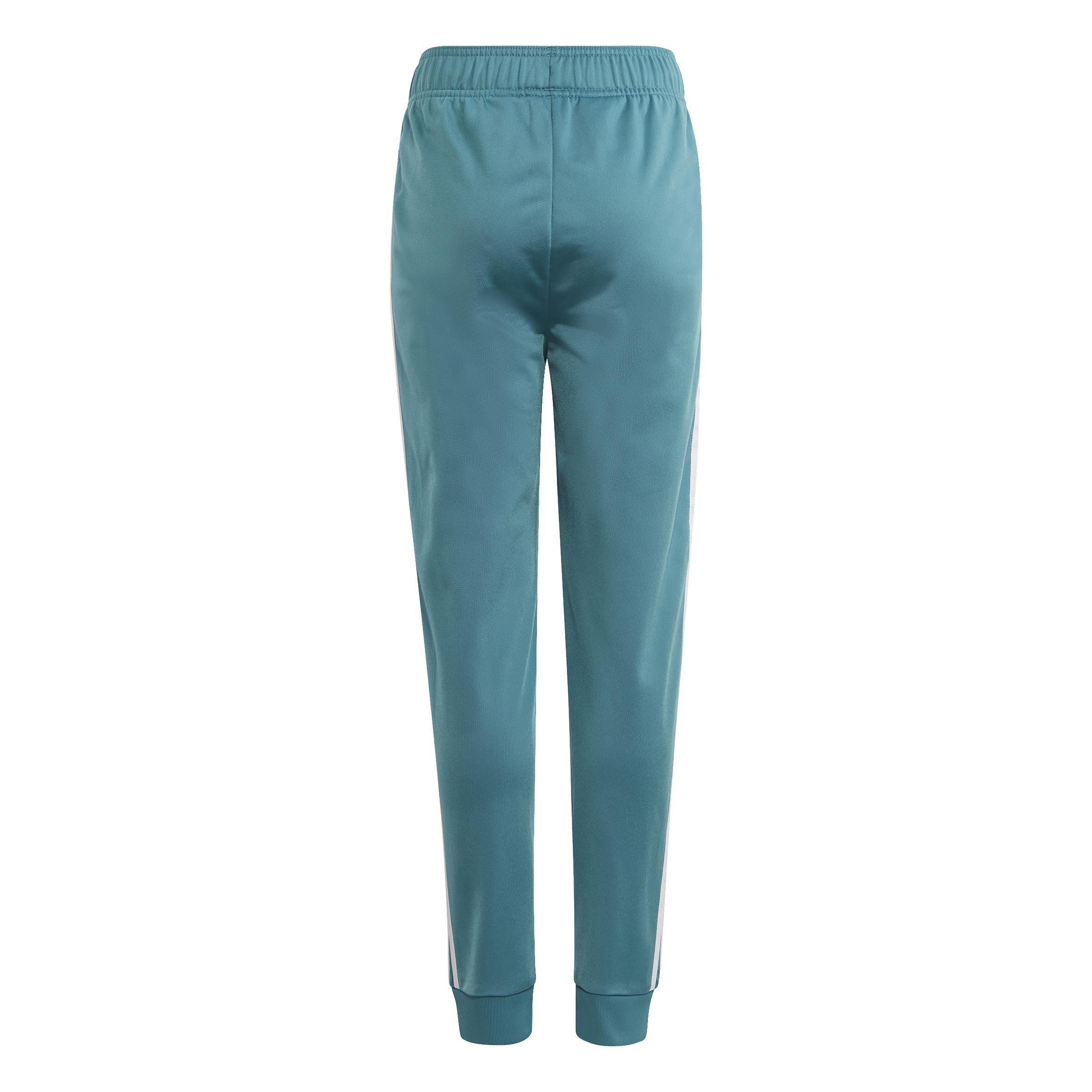 Unisex Kids Adicolor Sst Tracksuit Bottoms, Turquoise, , large image number 3