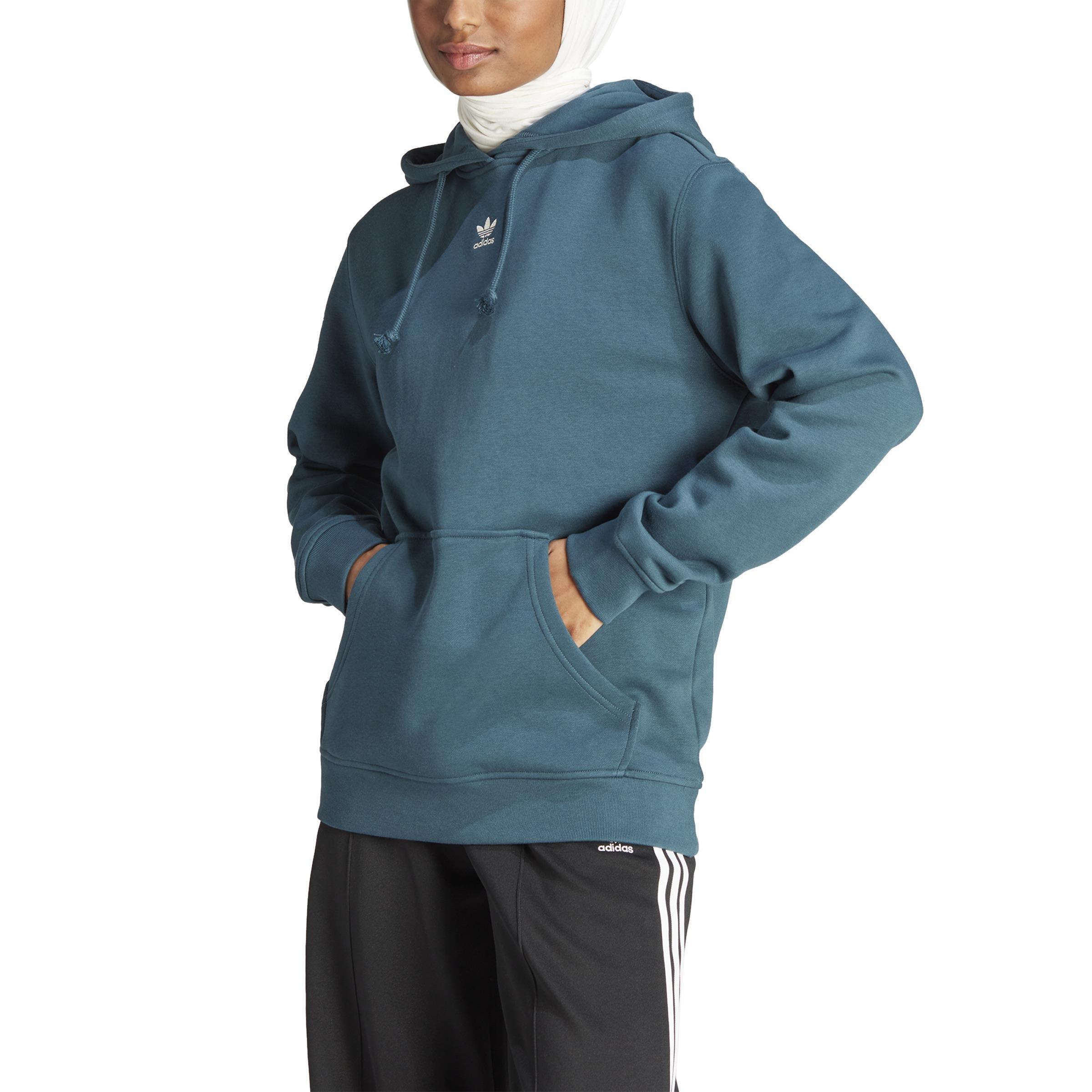 Adicolor Essentials Fleece Hoodie, Turquoise, A901_ONE, large image number 2