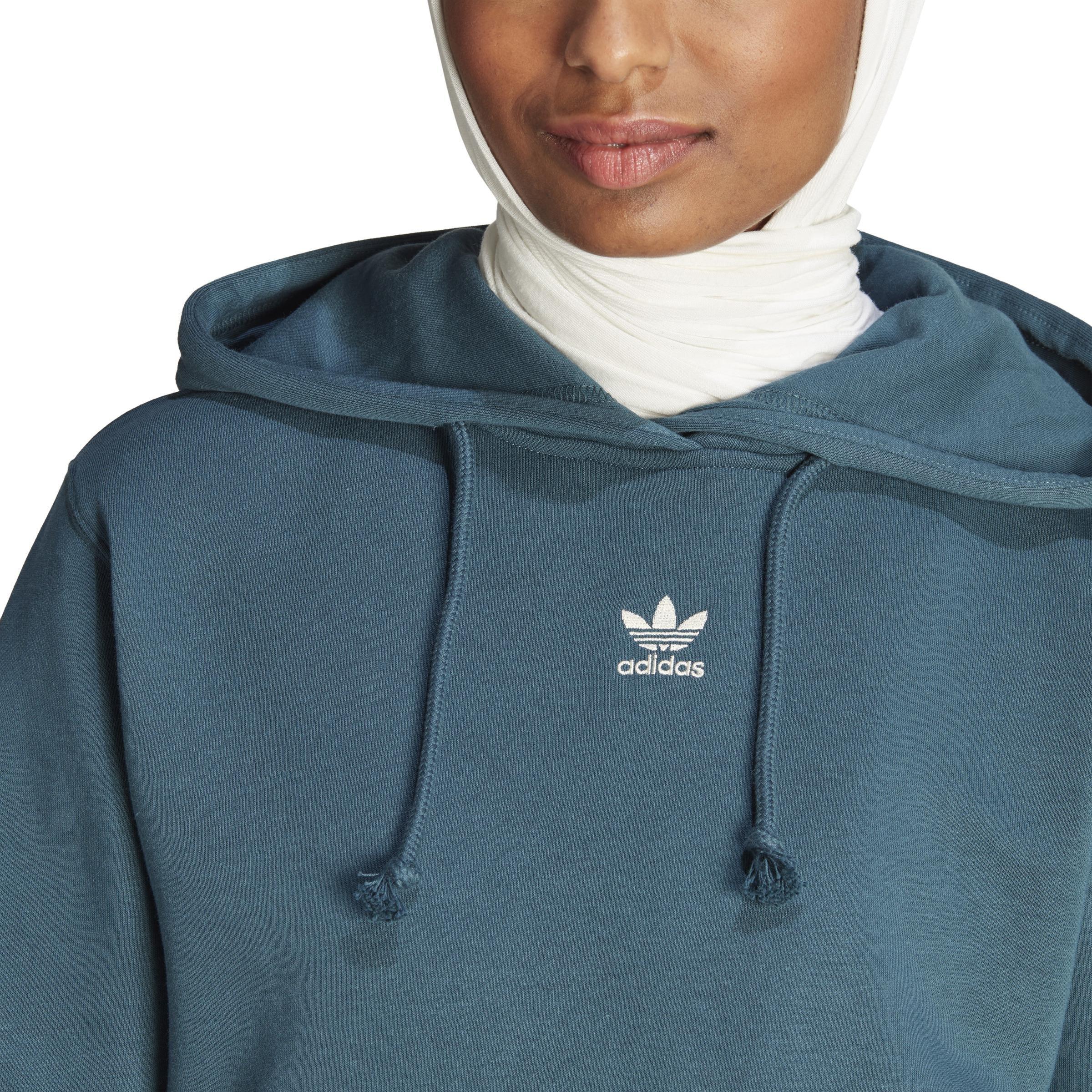 Adicolor Essentials Fleece Hoodie, Turquoise, A901_ONE, large image number 5