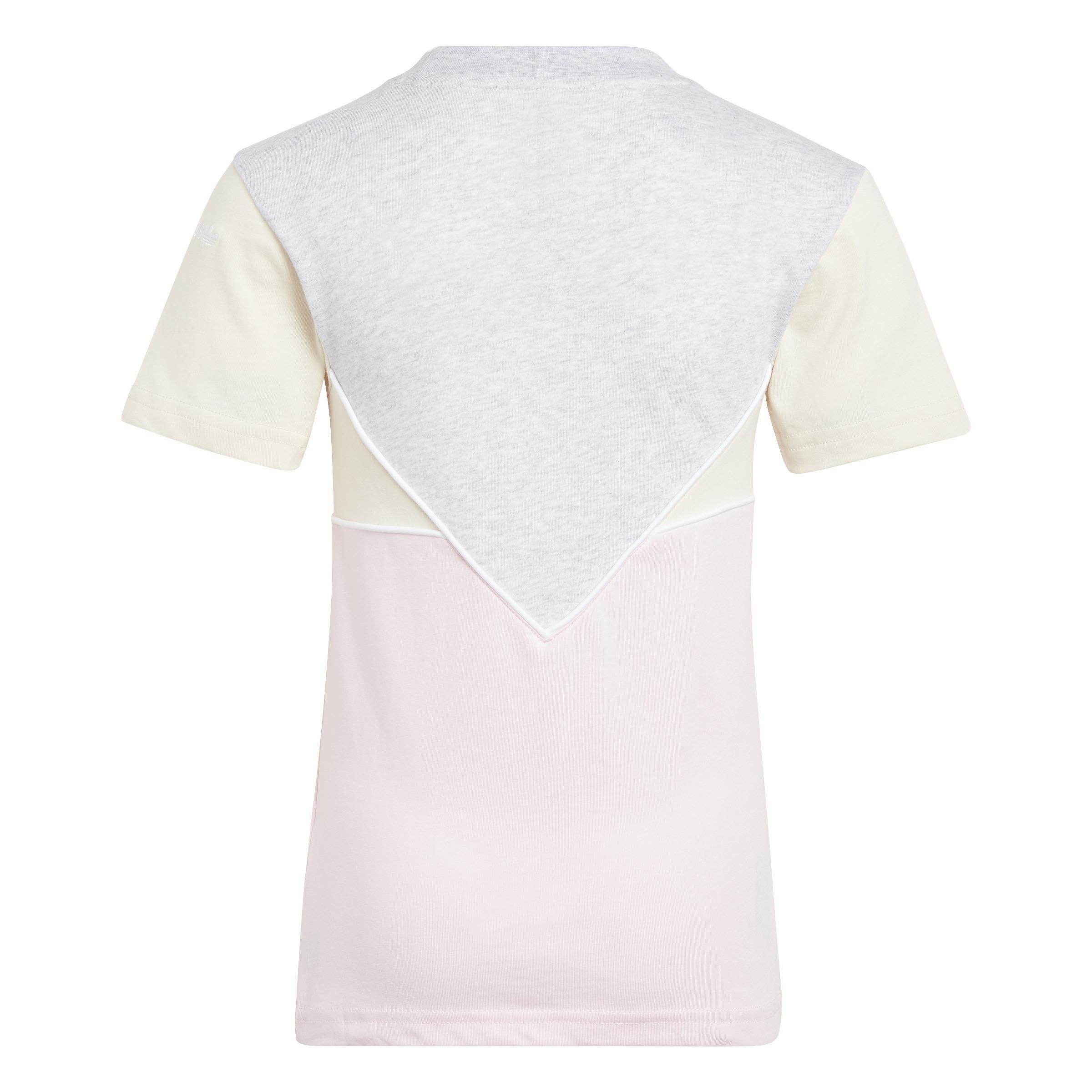 Unisex Kids Adicolor Shorts and Tee Set, Pink, A901_ONE, large image number 1