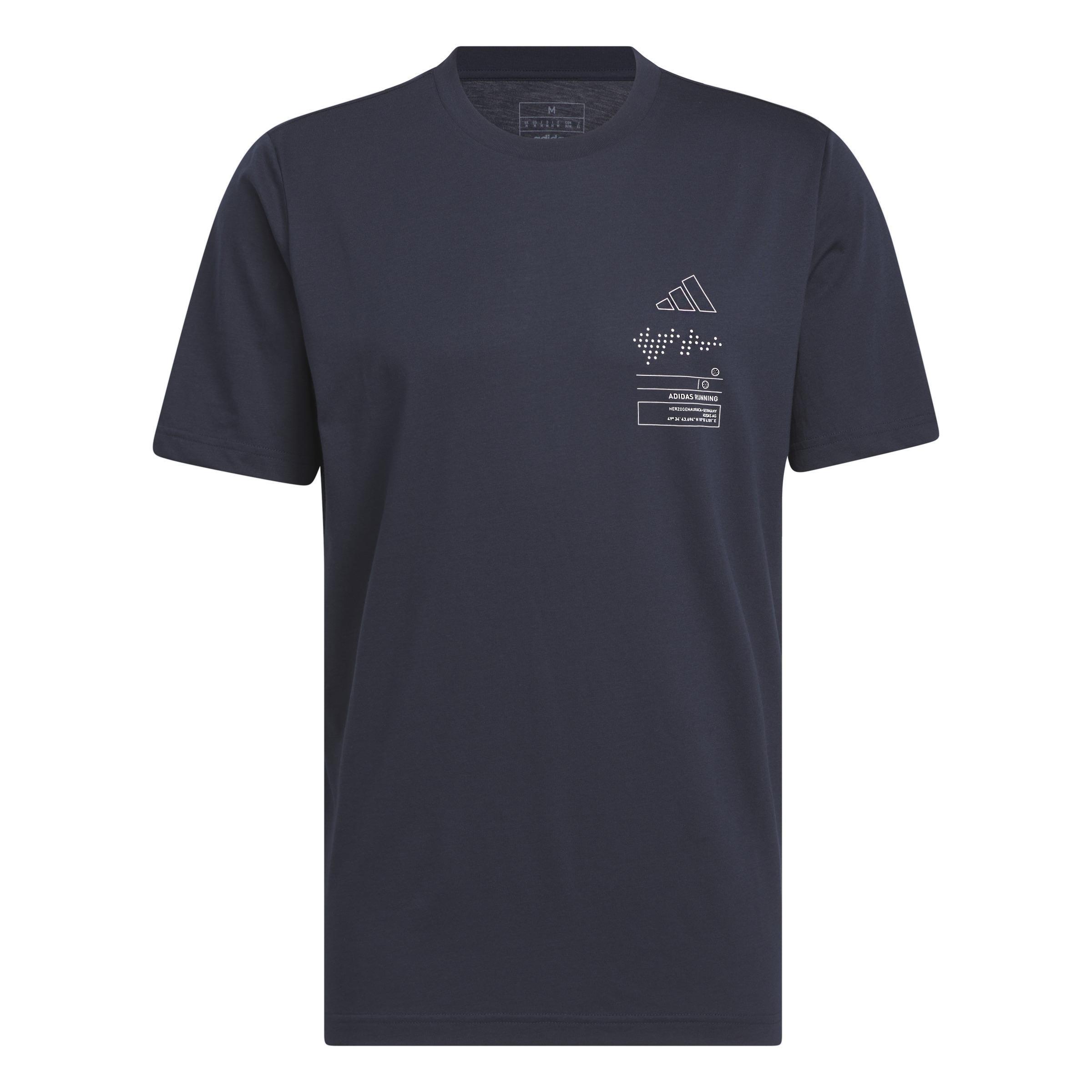 Adizero Graphic T-Shirt, Blue, A901_ONE, large image number 2