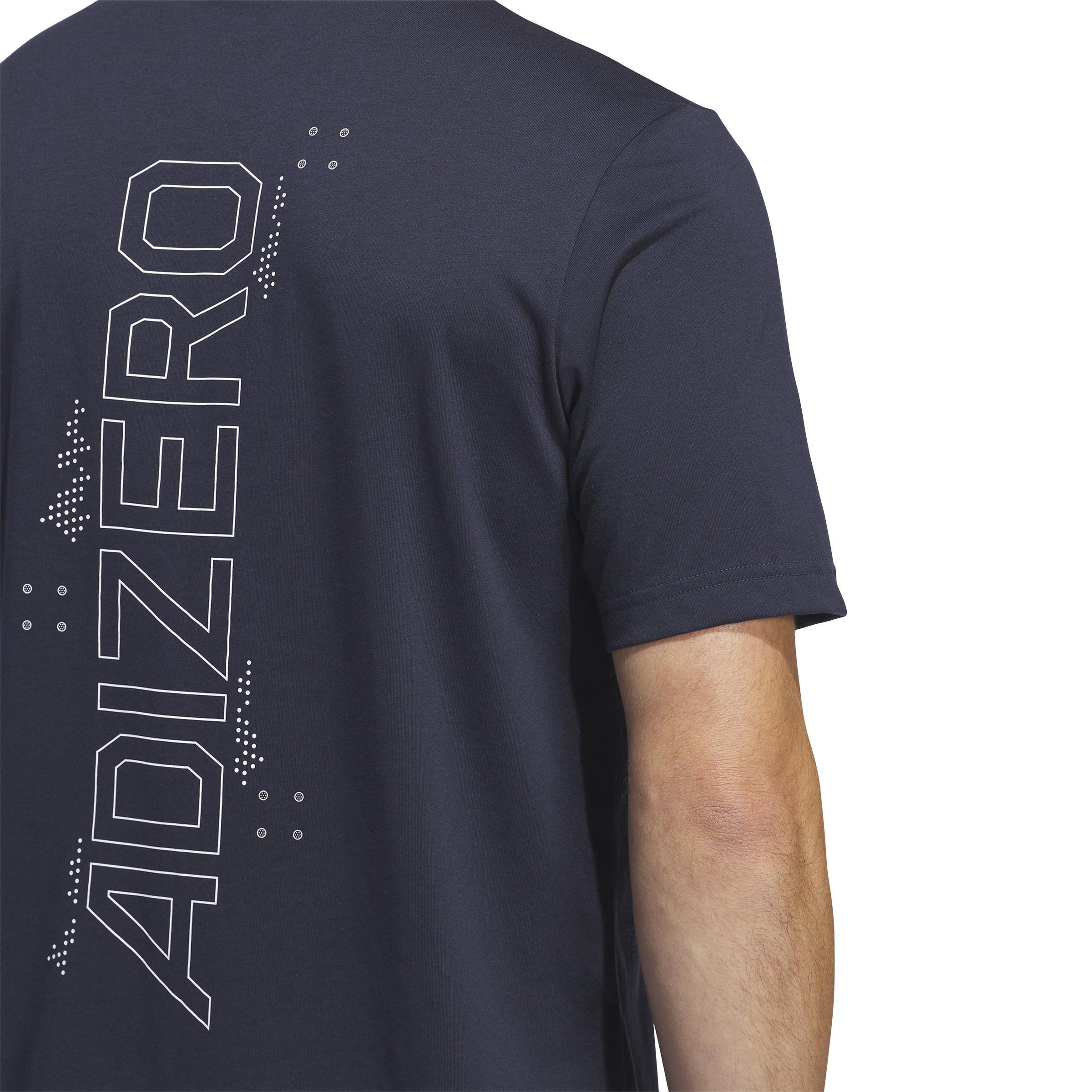 Adizero Graphic T-Shirt, Blue, A901_ONE, large image number 4