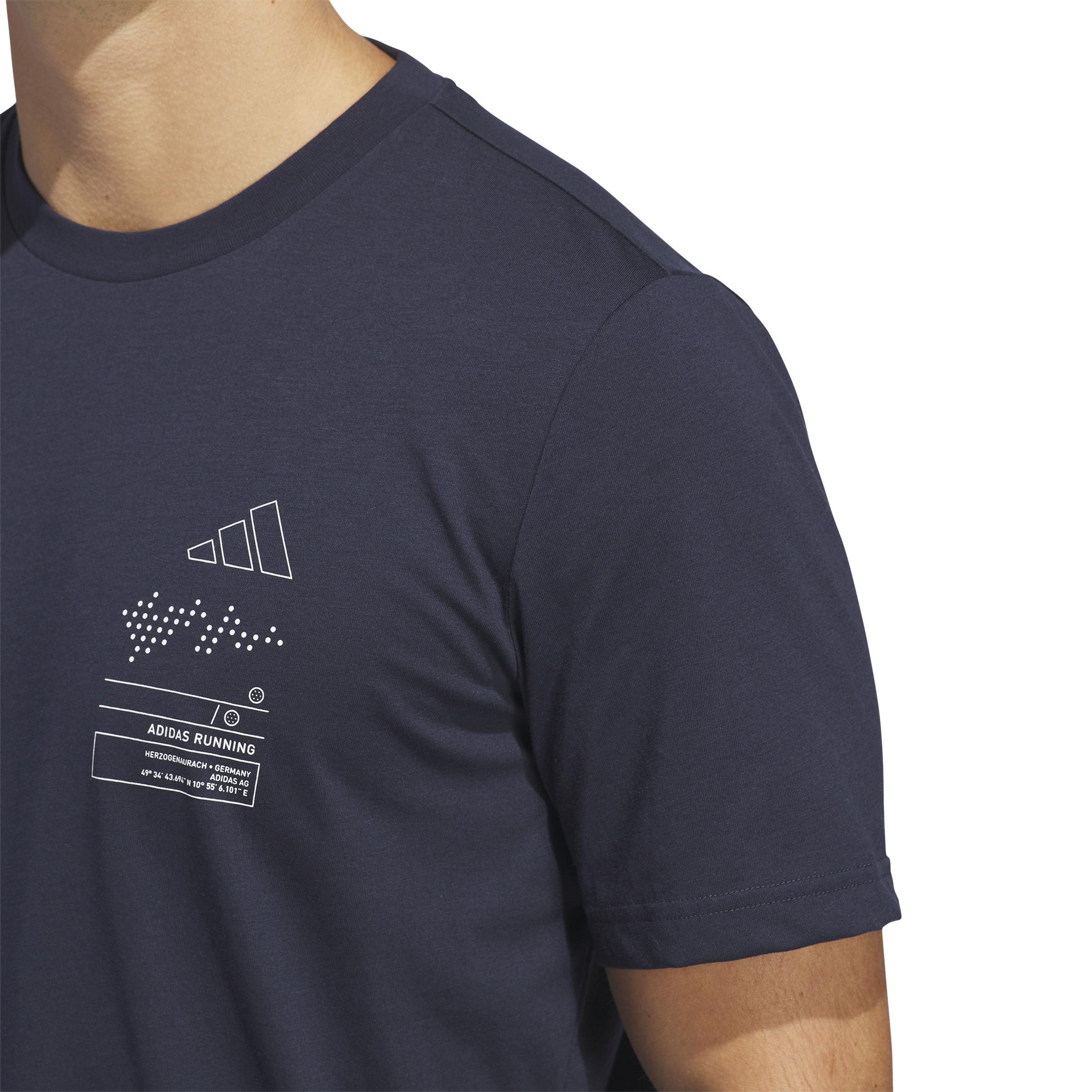 Adizero Graphic T-Shirt, Blue, A901_ONE, large image number 5