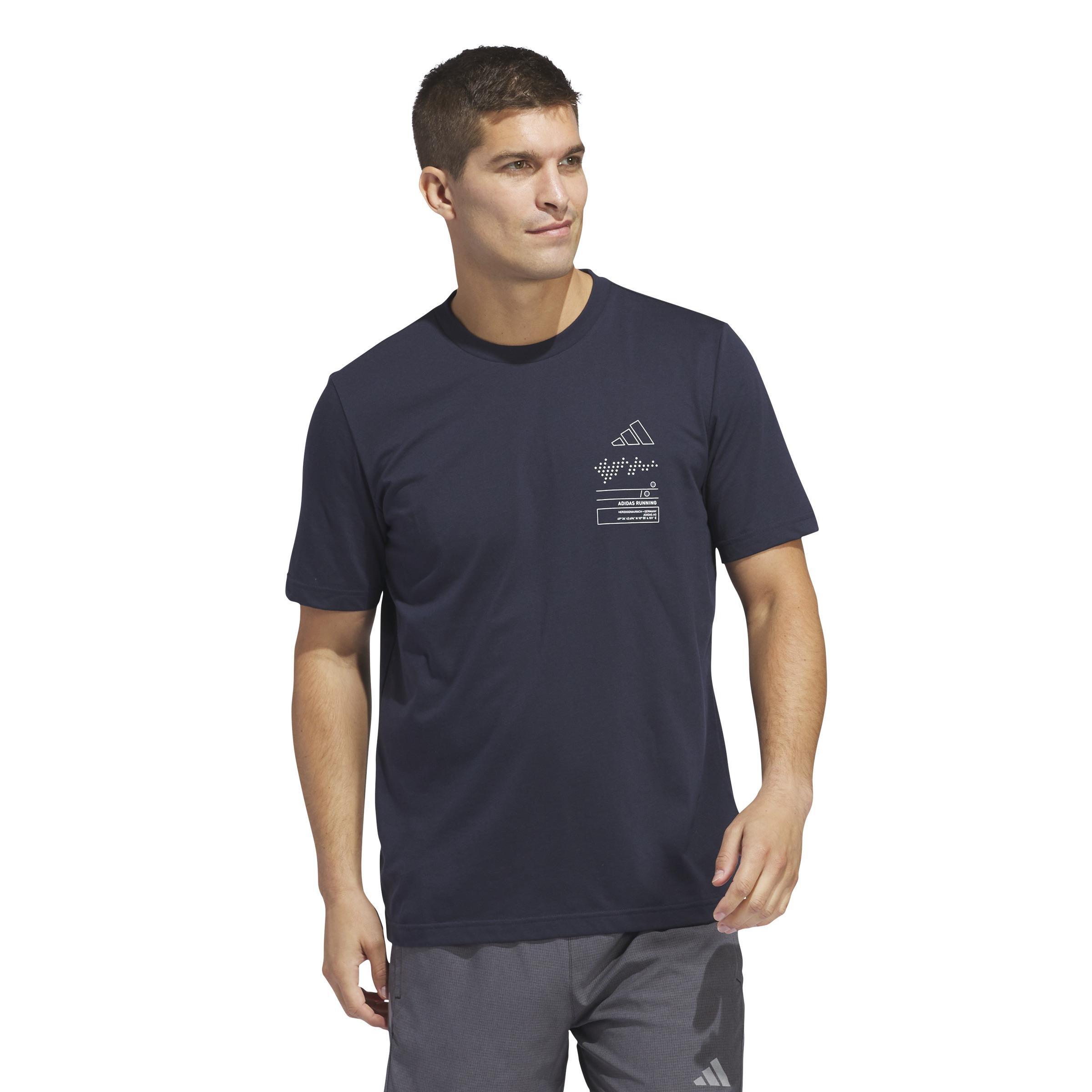 Adizero Graphic T-Shirt, Blue, A901_ONE, large image number 9