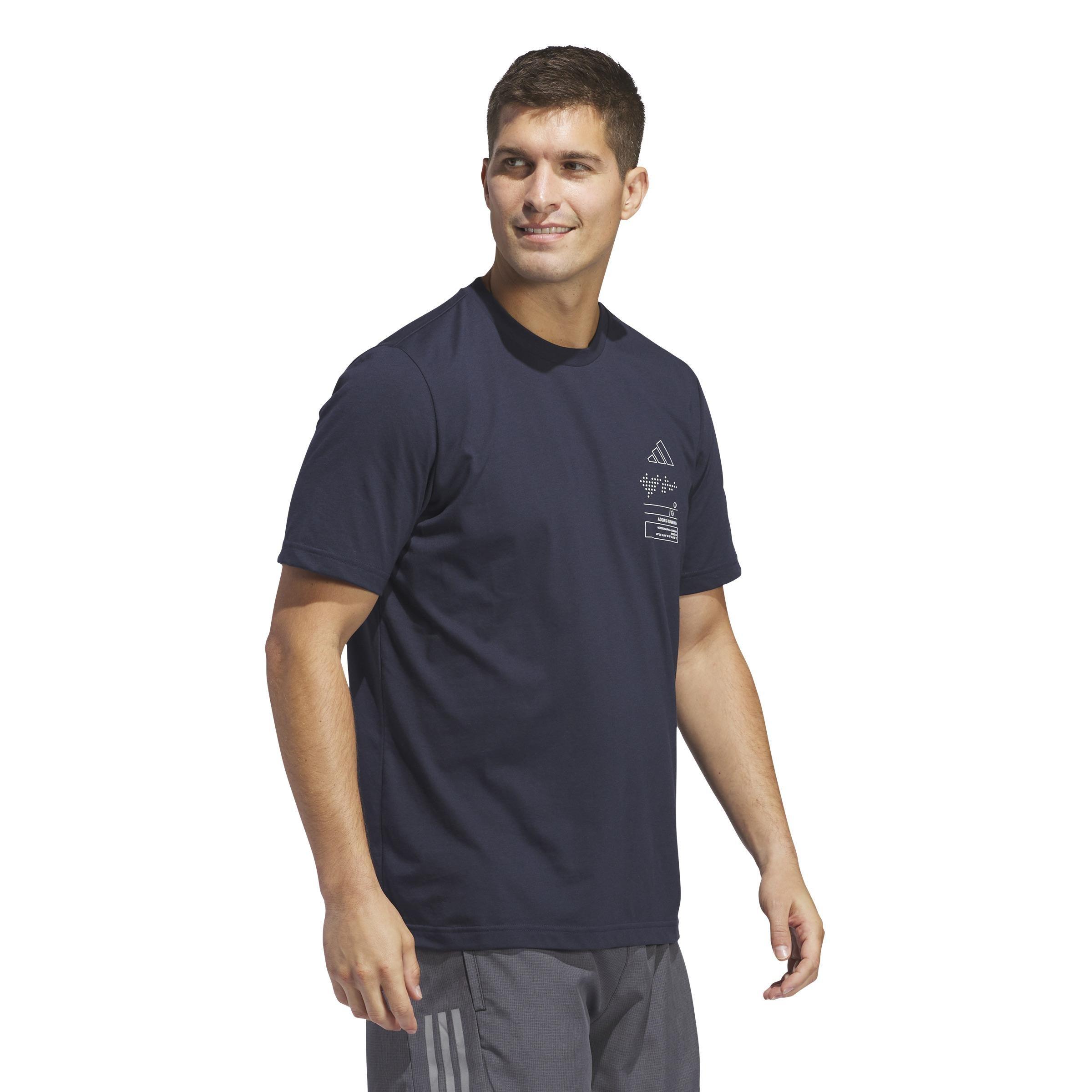 Adizero Graphic T-Shirt, Blue, A901_ONE, large image number 13