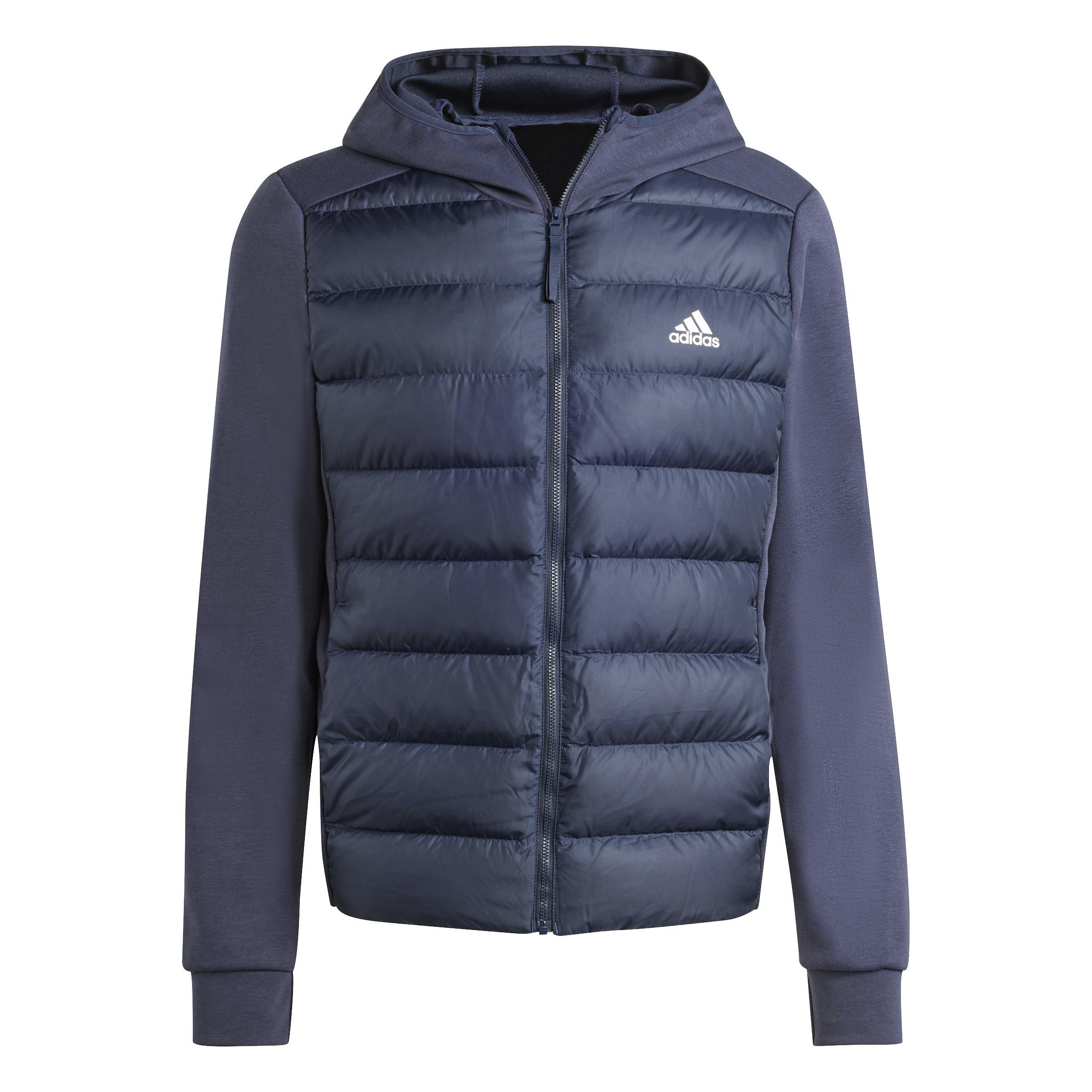 Essentials Hybrid Down Hooded Jacket, Blue, , large image number 2