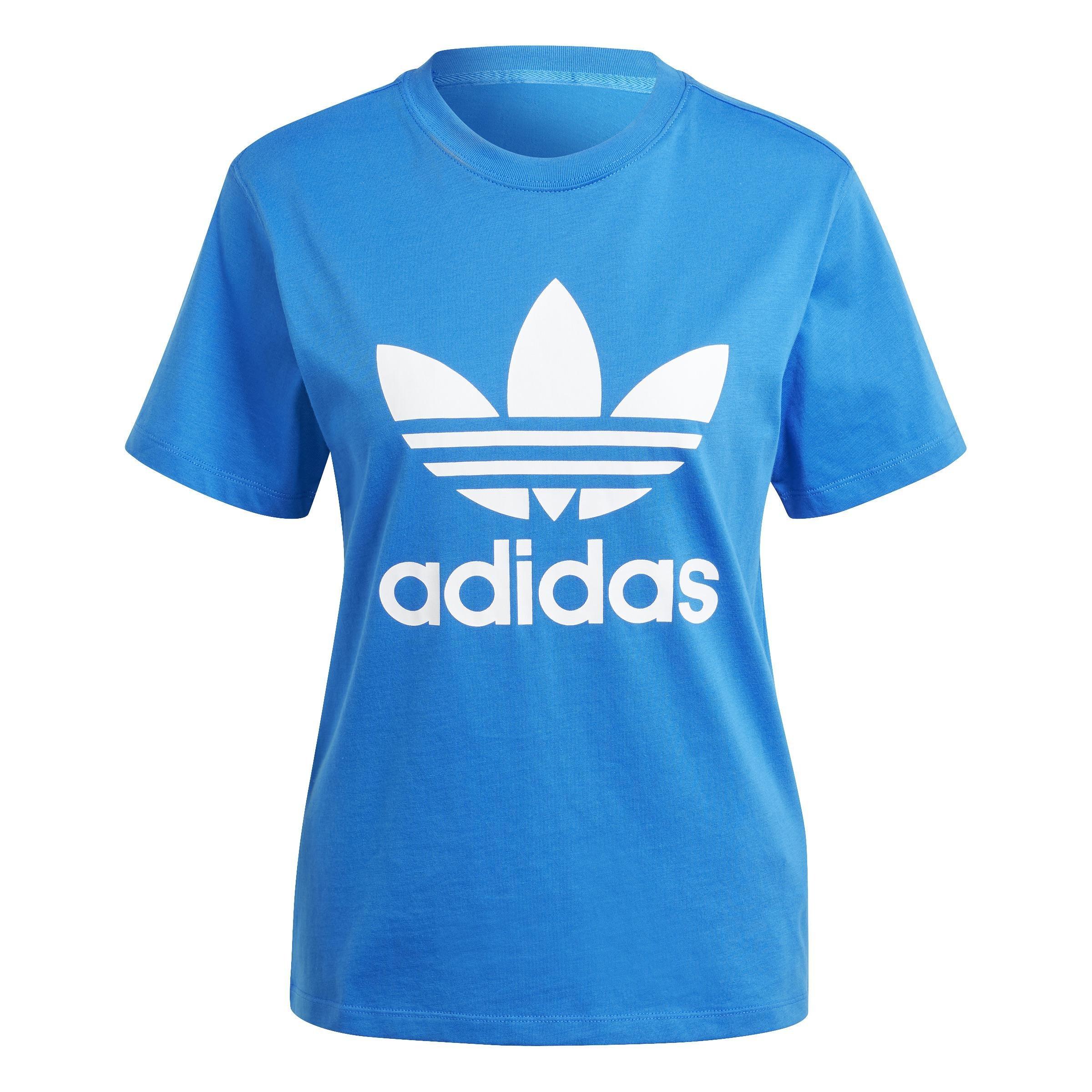 Adicolor Classics Trefoil T-Shirt, Blue, A901_ONE, large image number 2