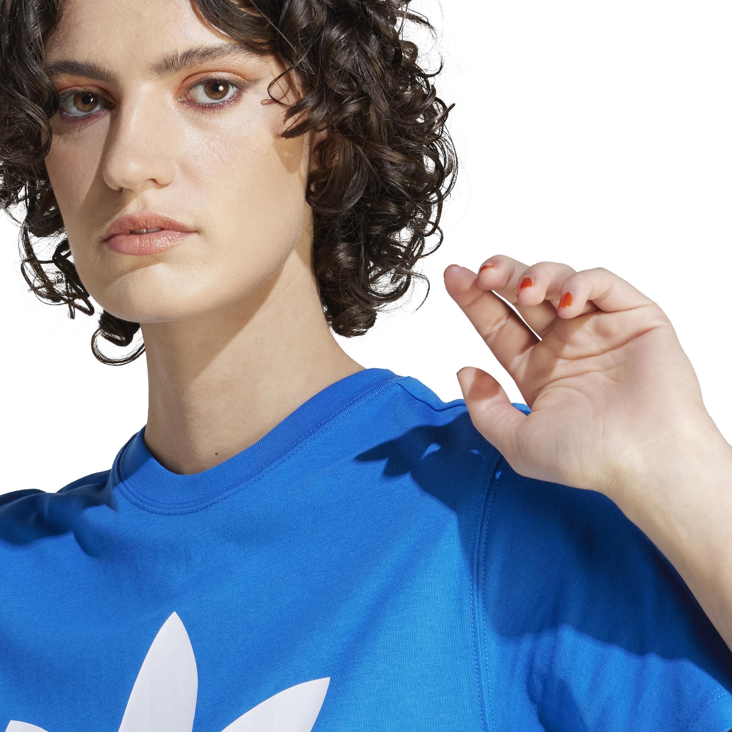 Adicolor Classics Trefoil T-Shirt, Blue, , large image number 5