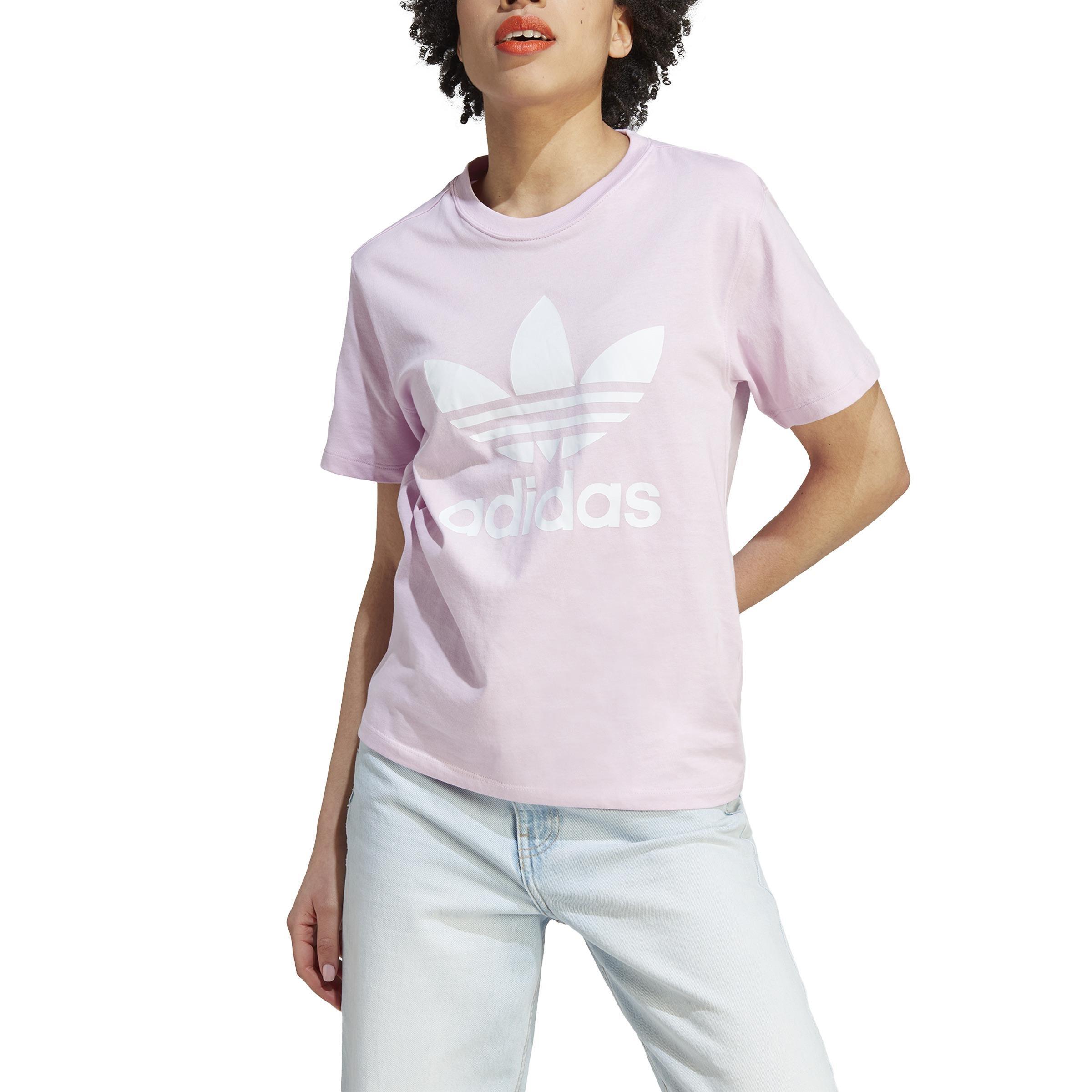 Adicolor Classics Trefoil T-Shirt, Pink, A901_ONE, large image number 0