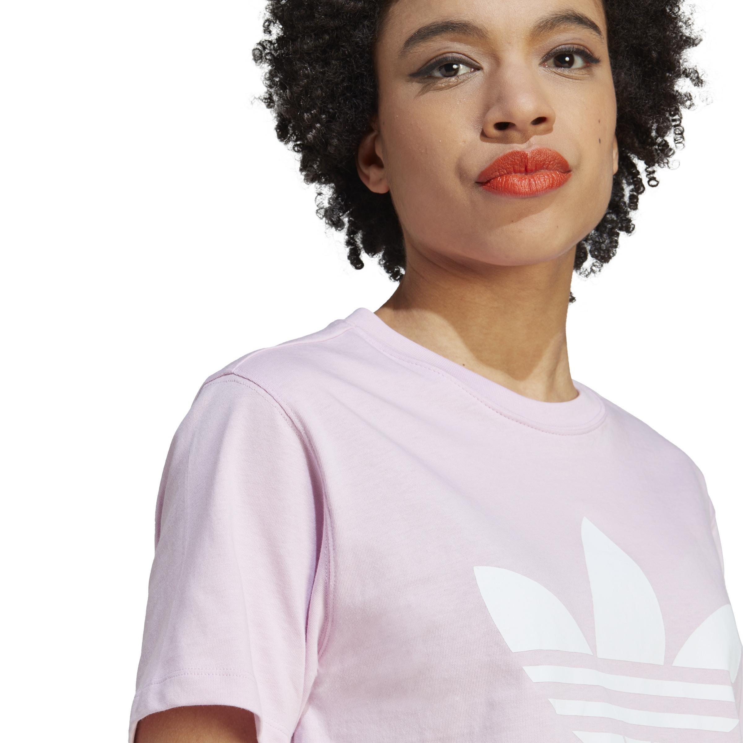 Adicolor Classics Trefoil T-Shirt, Pink, A901_ONE, large image number 3