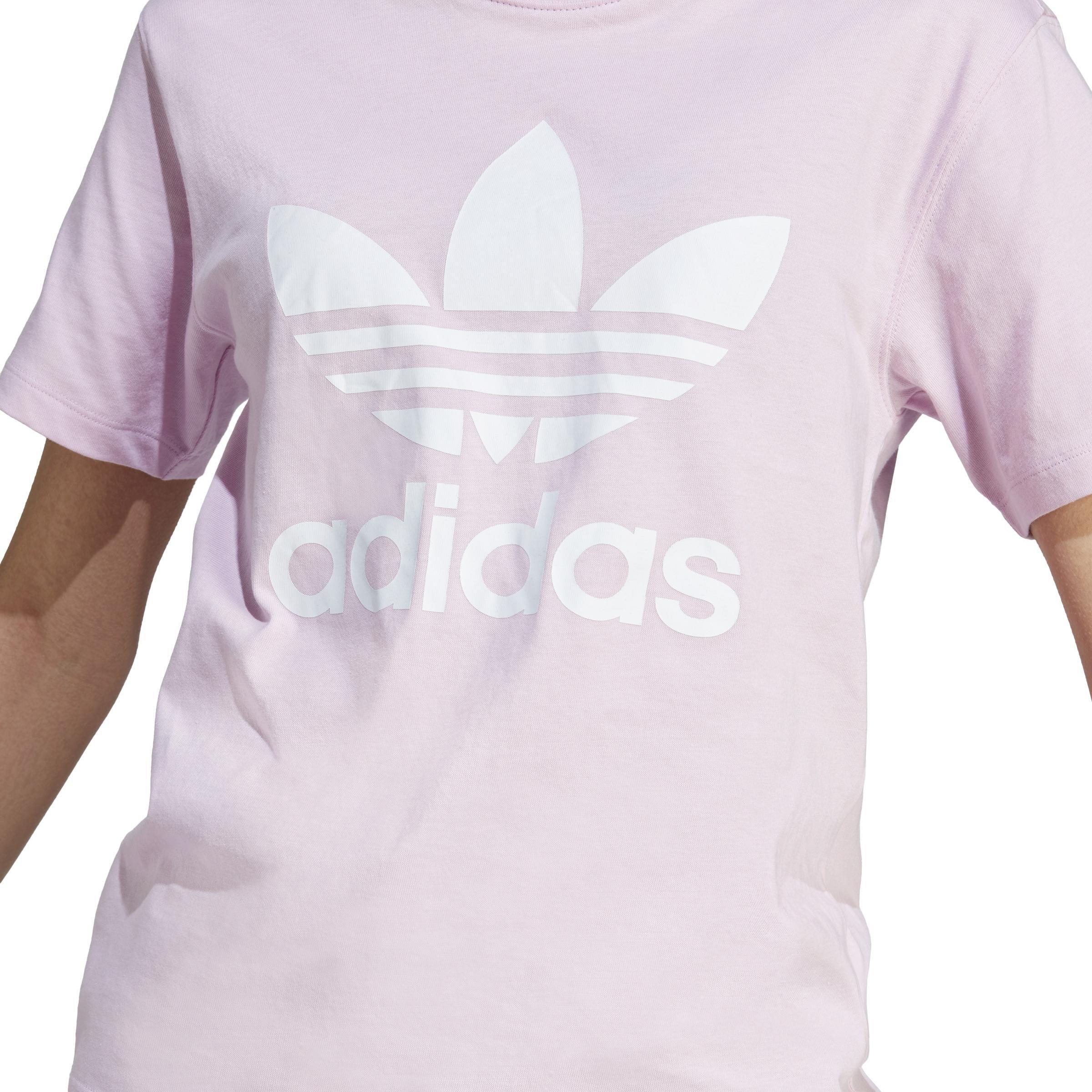 Adicolor Classics Trefoil T-Shirt, Pink, A901_ONE, large image number 4