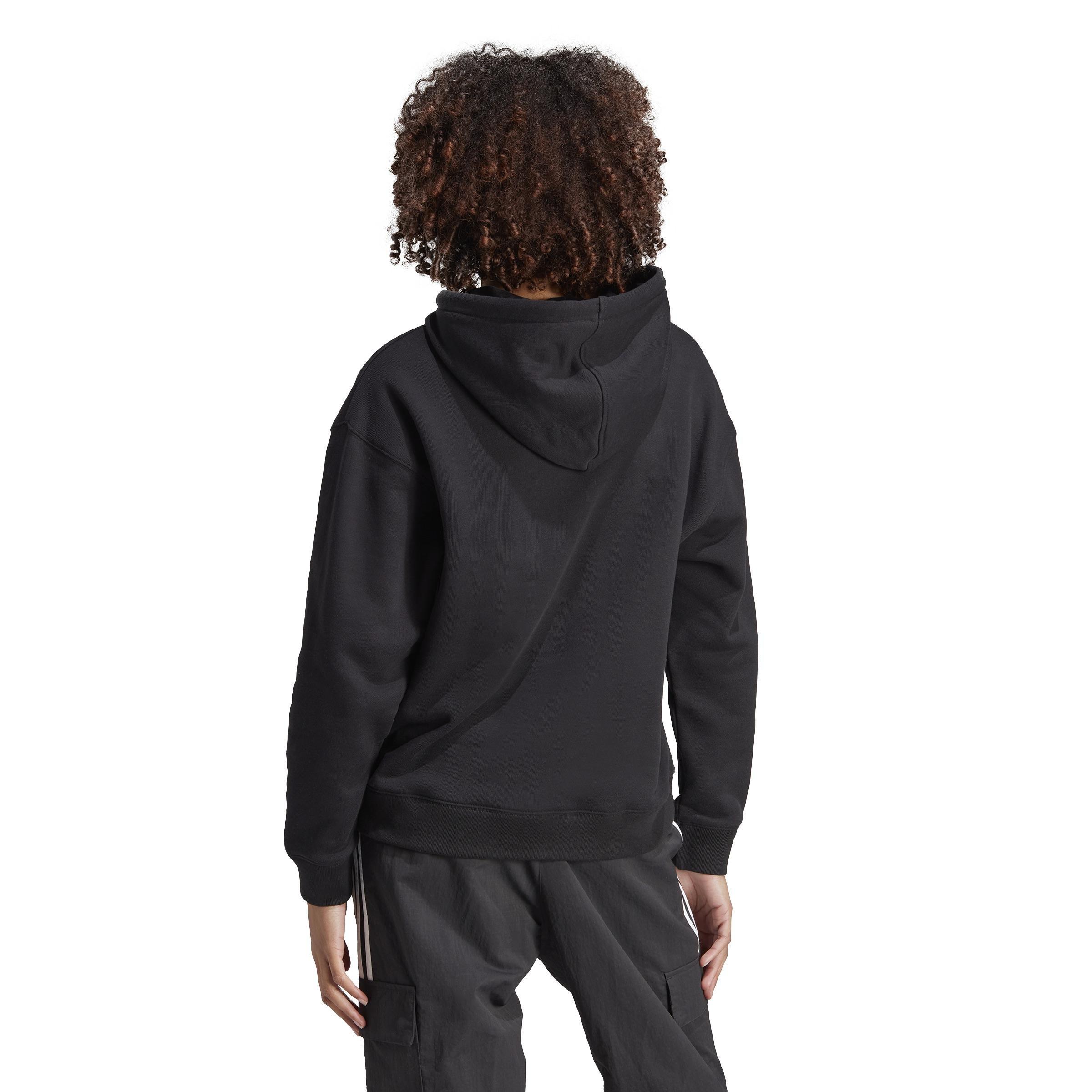 Trefoil Hoodie, Black, A901_ONE, large image number 3