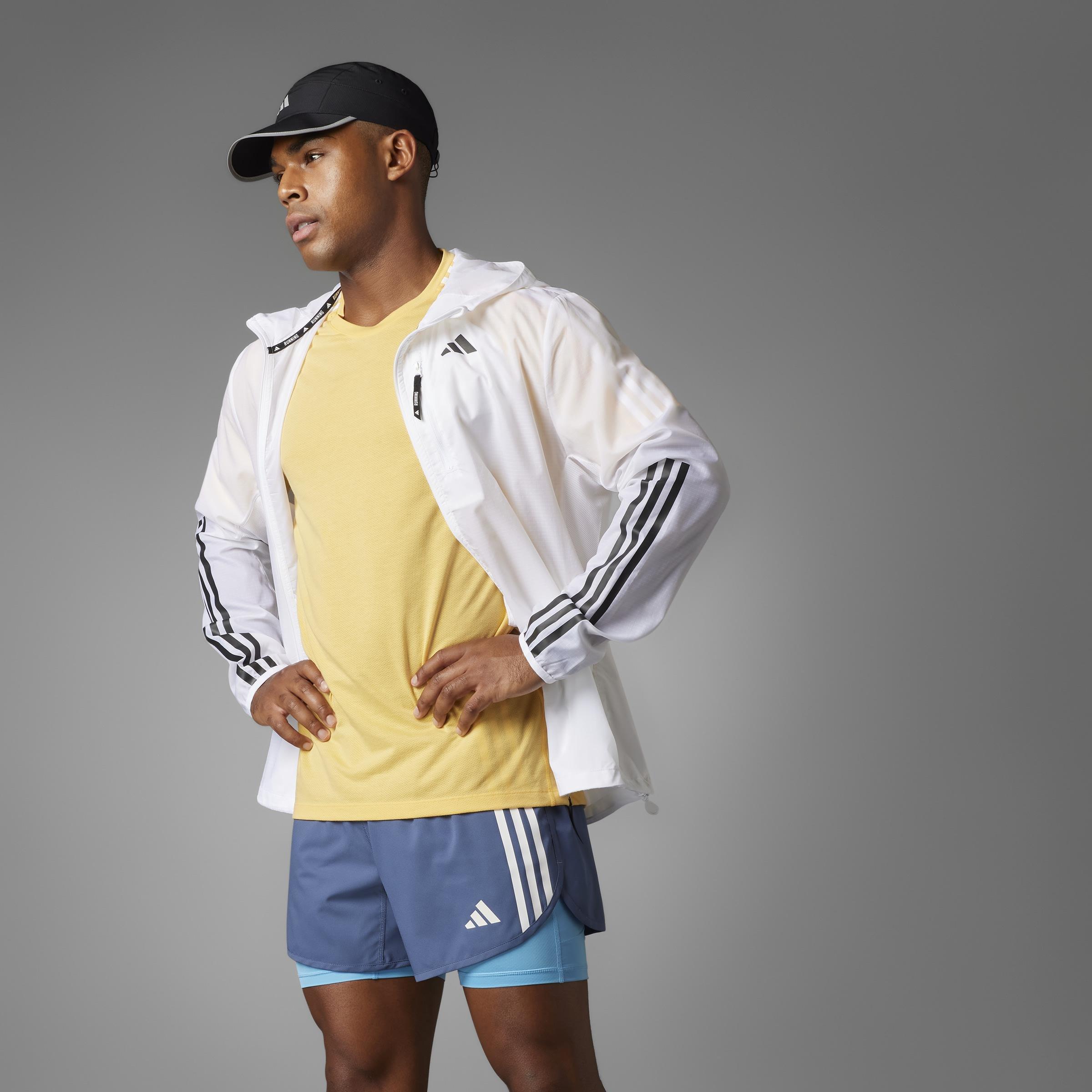 Own The Run 3-Stripes 2-In-1 Shorts, Blue, A901_ONE, large image number 9