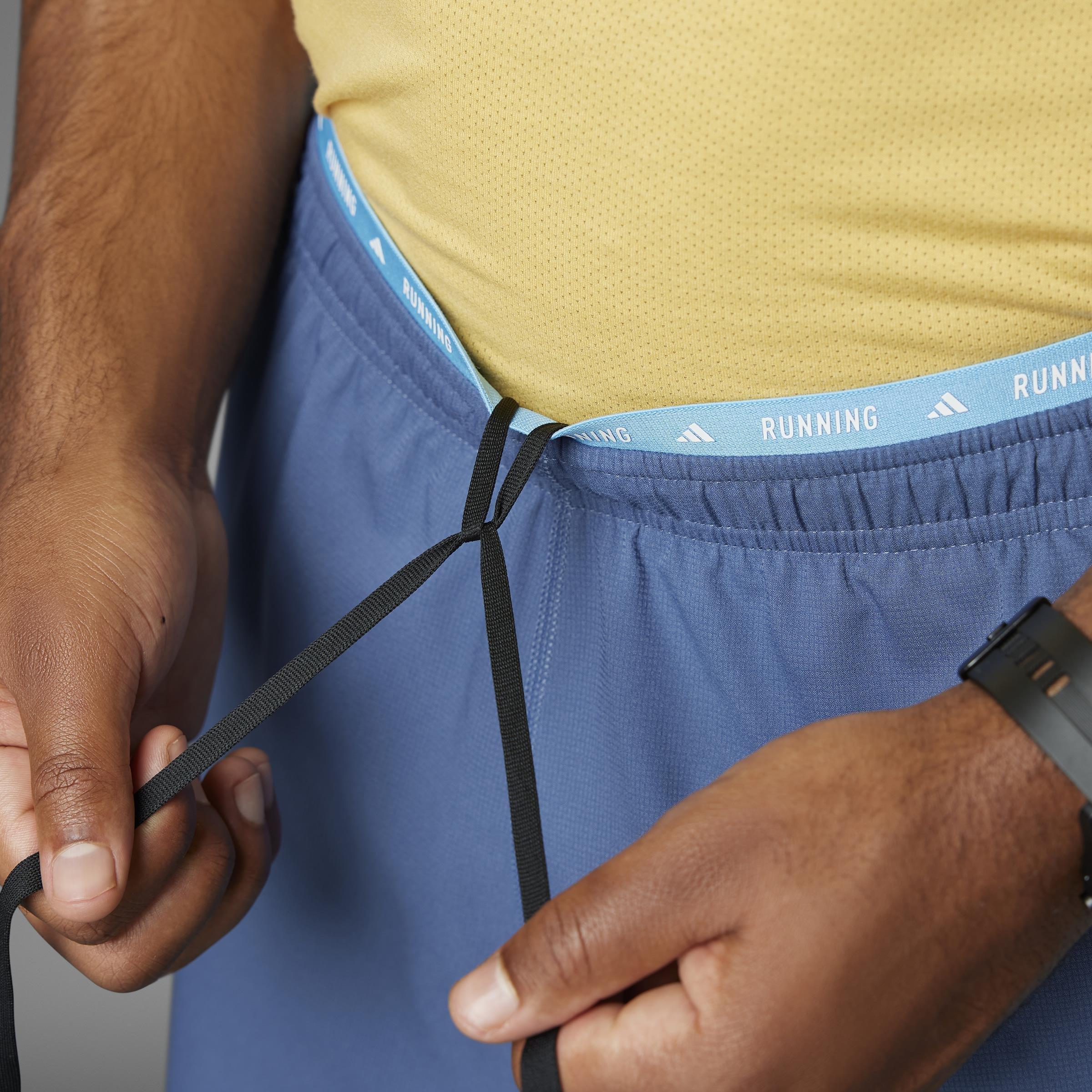 Own The Run 3-Stripes 2-In-1 Shorts, Blue, A901_ONE, large image number 13