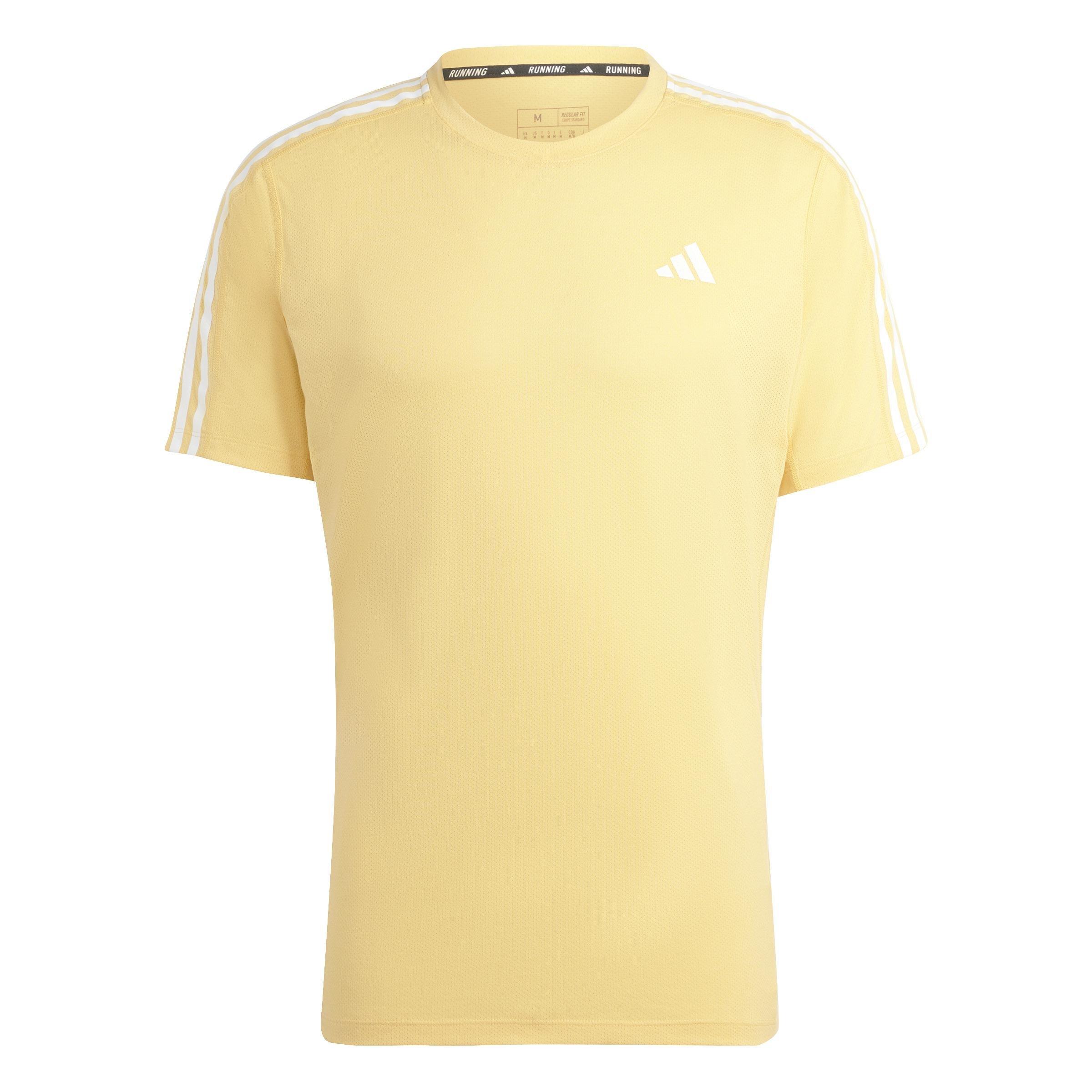 Own The Run 3-Stripes T-Shirt, Orange, A901_ONE, large image number 2