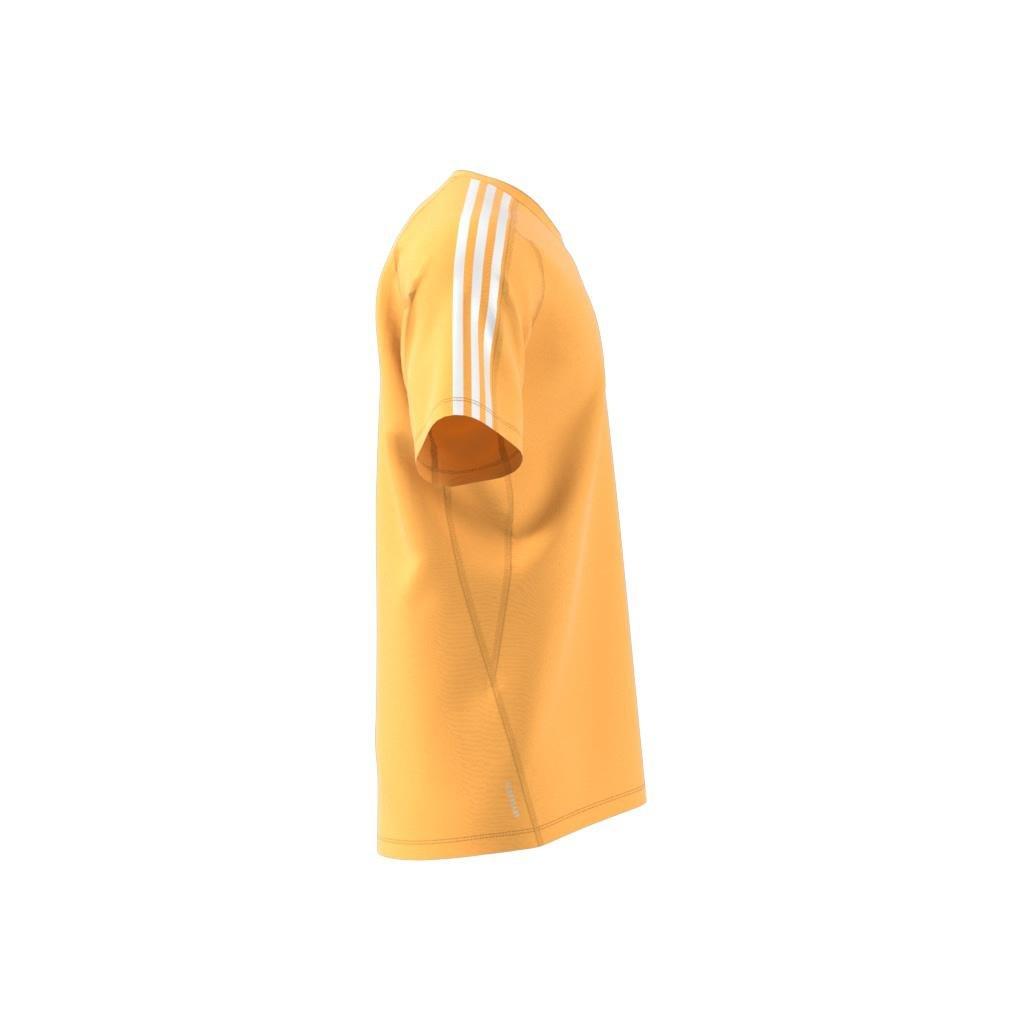 Own The Run 3-Stripes T-Shirt, Orange, A901_ONE, large image number 9