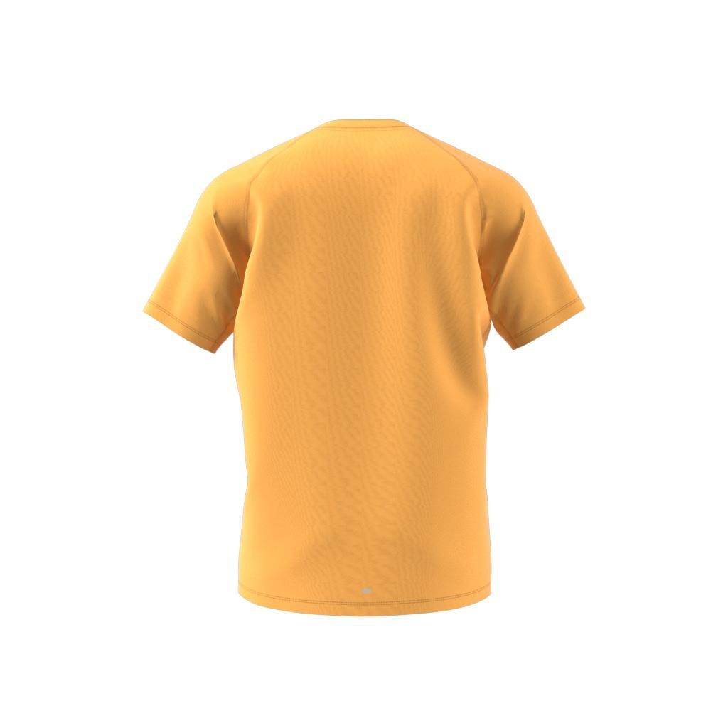 Own The Run 3-Stripes T-Shirt, Orange, A901_ONE, large image number 11