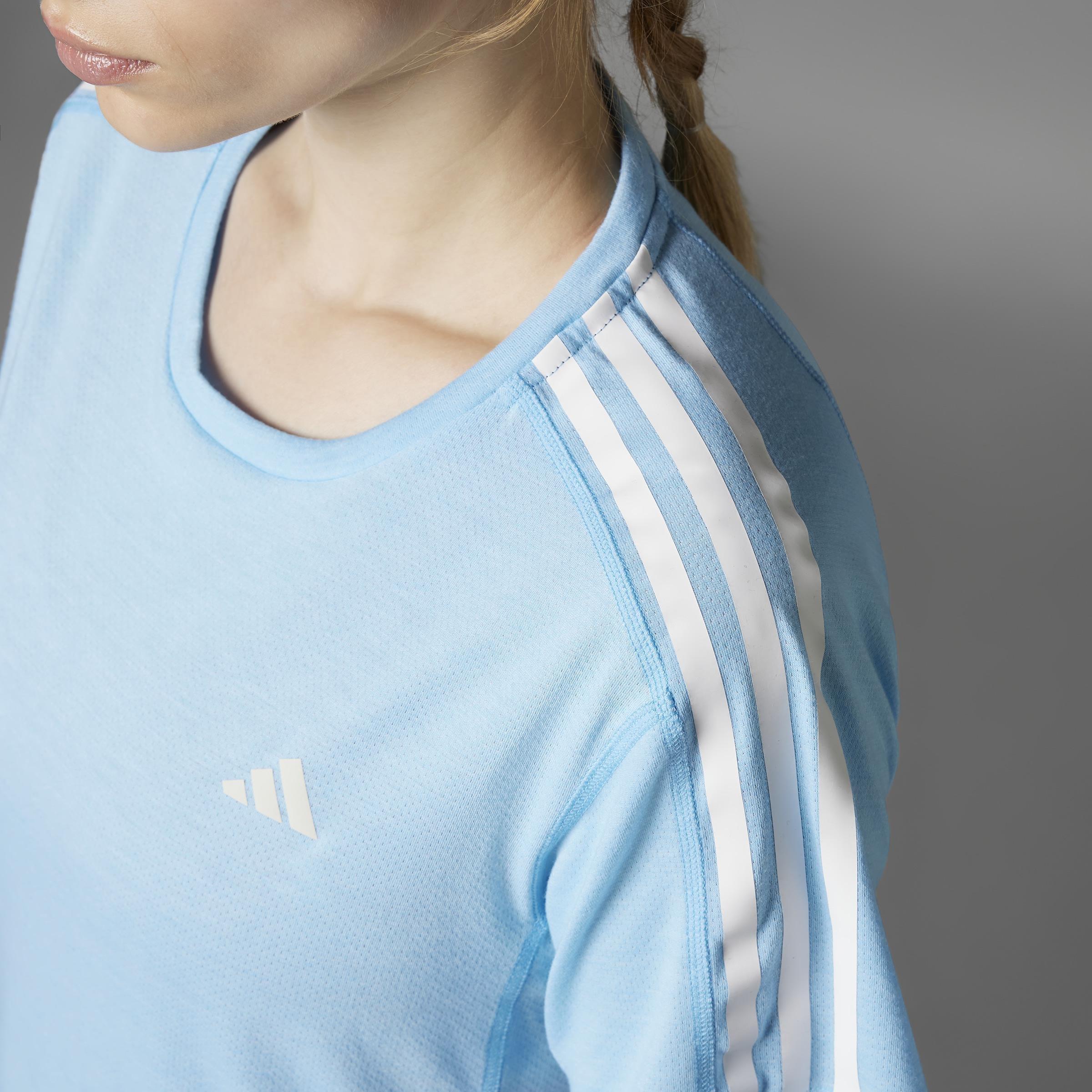 Own The Run 3-Stripes T-Shirt, Multicolour, , large image number 6