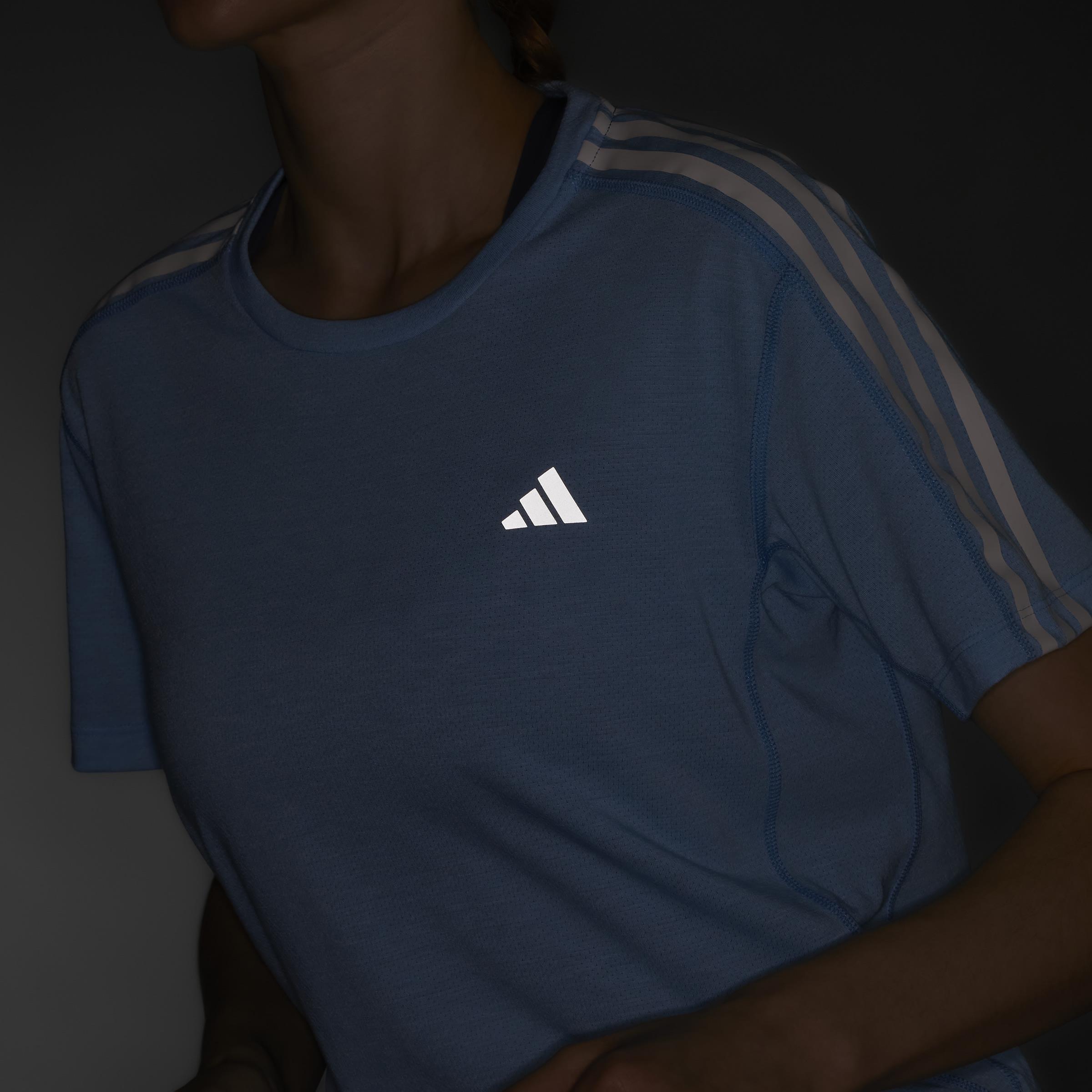 Own The Run 3-Stripes T-Shirt, Multicolour, , large image number 8