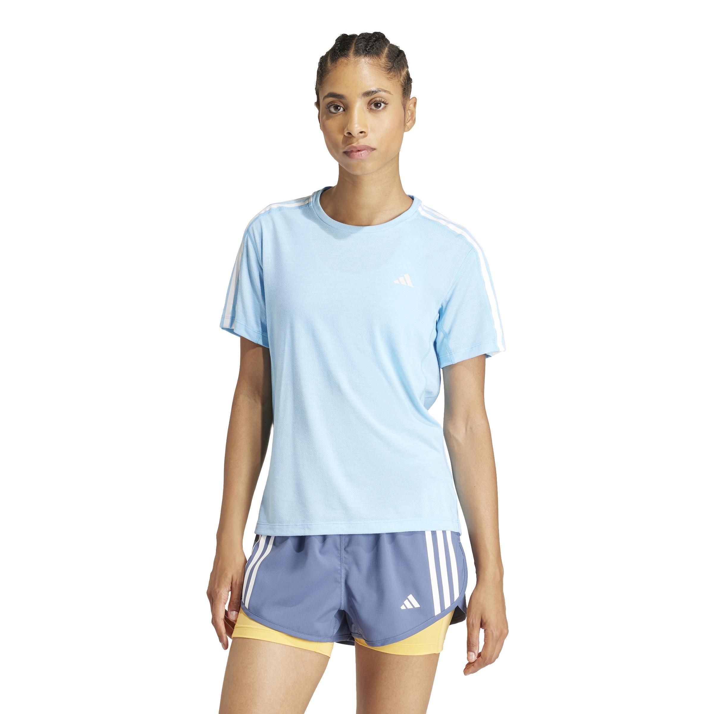 Own The Run 3-Stripes T-Shirt, Multicolour, A901_ONE, large image number 9