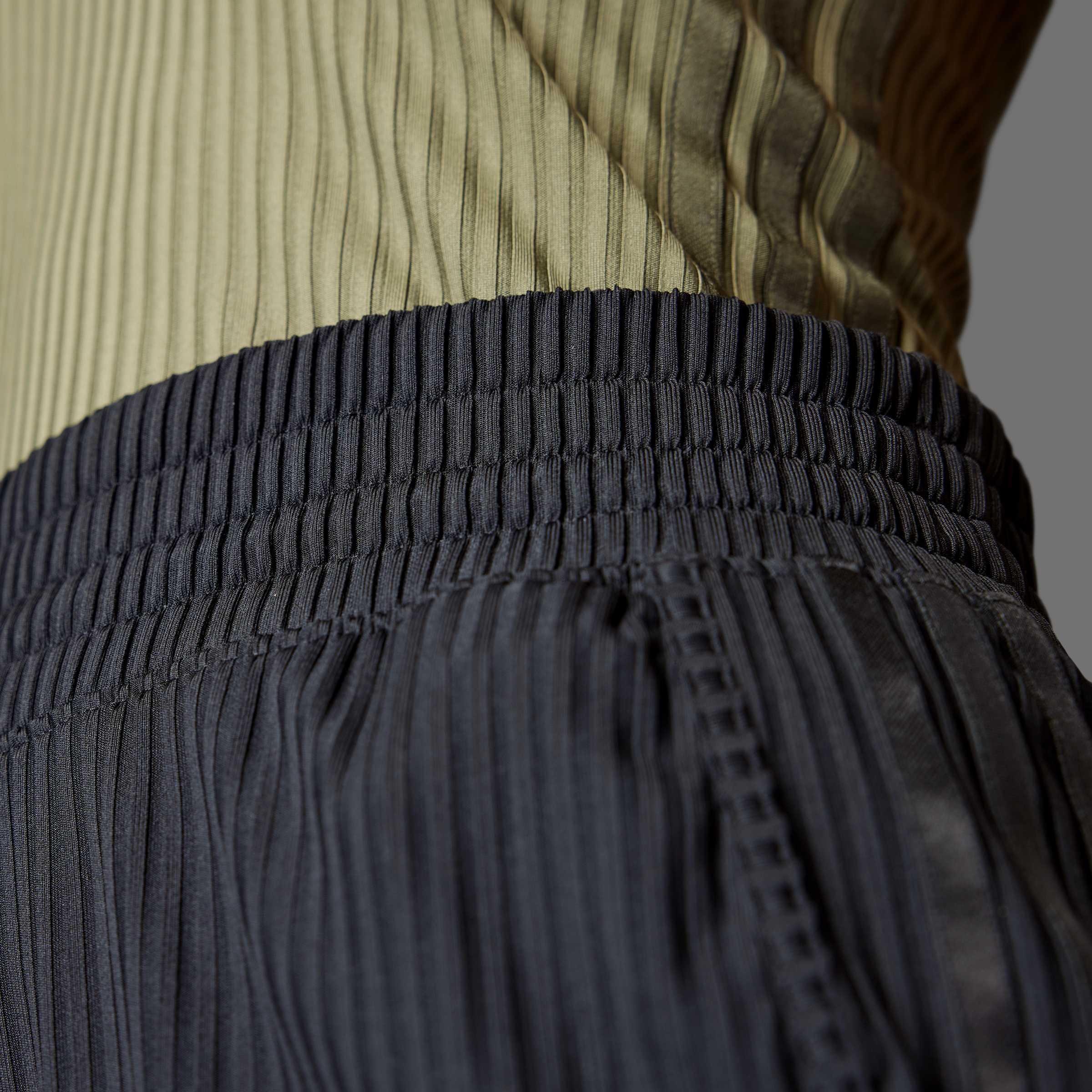 Pacer All Gym Seasonal Rib High-Rise Tonal 3-Stripes Shorts, Black, A901_ONE, large image number 9