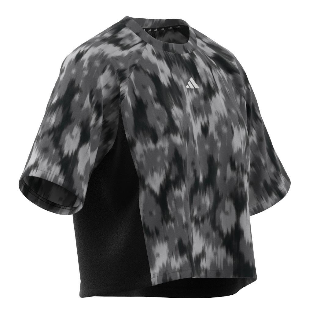 Train Essentials Allover Print Flower Tie-Dye T-Shirt, Black, A901_ONE, large image number 7