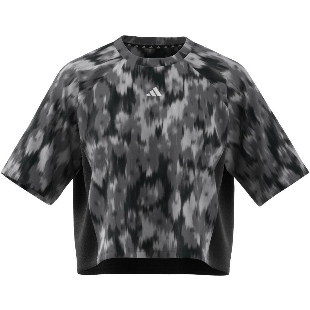 Train Essentials Allover Print Flower Tie-Dye T-Shirt, Black, A901_ONE, large image number 9