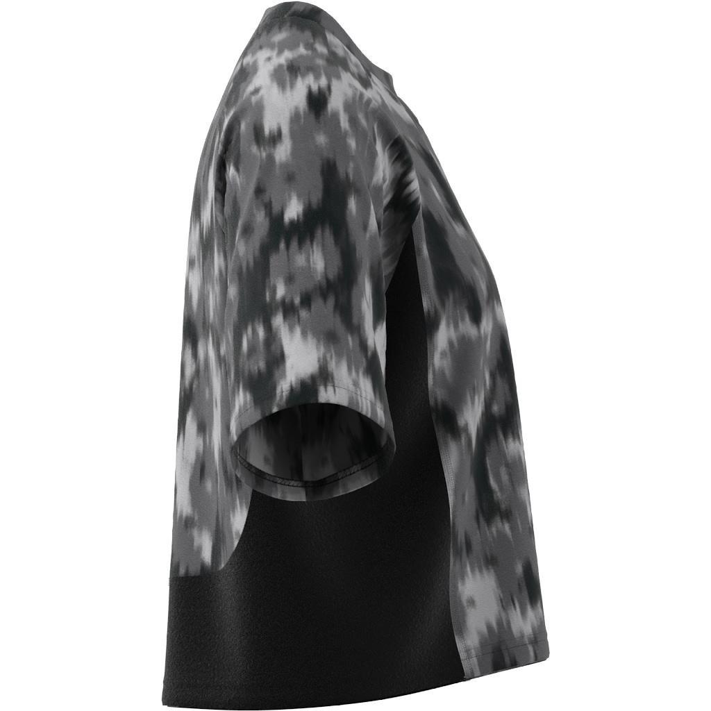 Train Essentials Allover Print Flower Tie-Dye T-Shirt, Black, A901_ONE, large image number 12