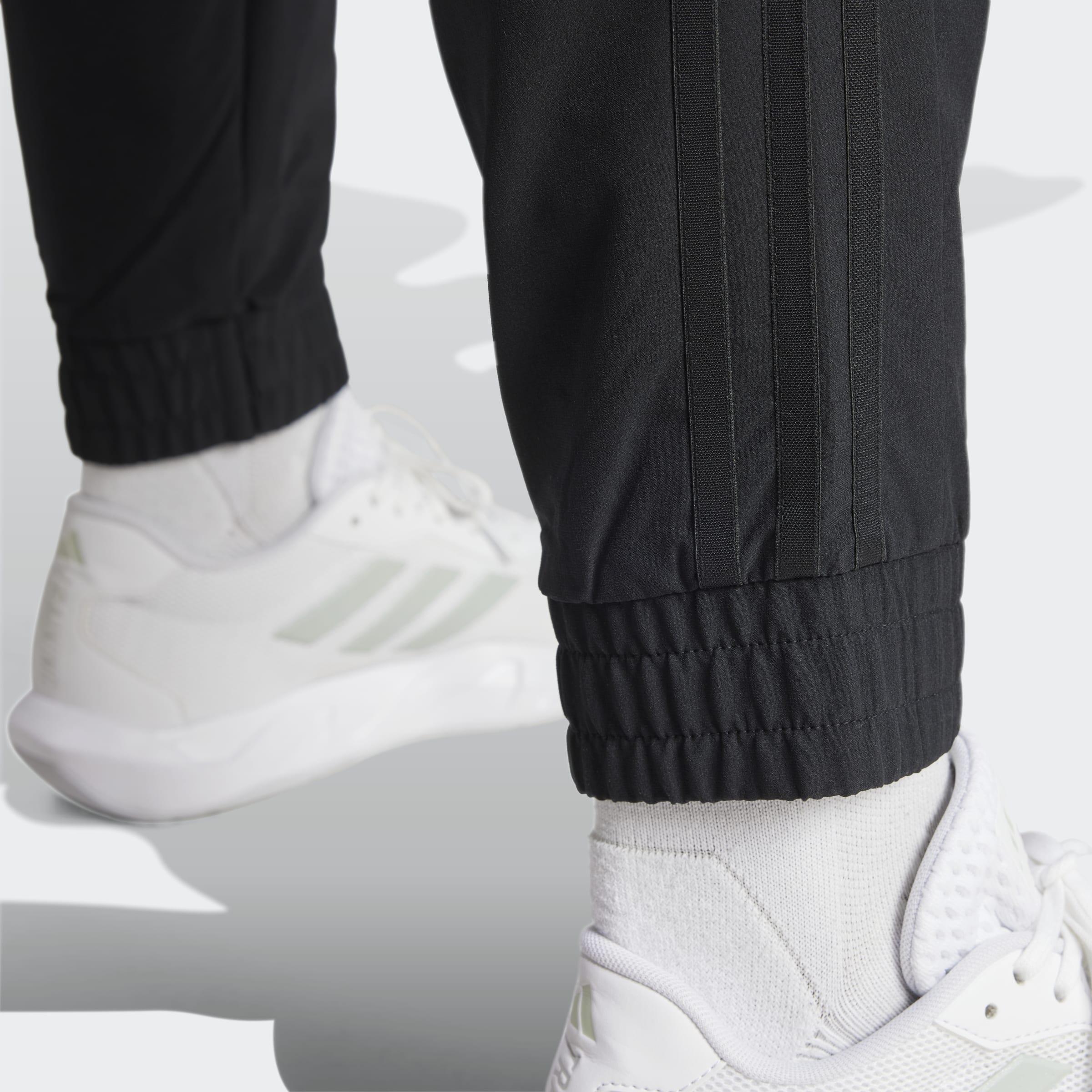 Pacer All Gym 3-Stripes Woven Mid-Rise Joggers, Black, A901_ONE, large image number 2