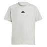 Kids Unisex Adidas Z.N.E. T-Shirt, Grey, A901_ONE, thumbnail image number 0