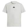 Kids Unisex Adidas Z.N.E. T-Shirt, Grey, A901_ONE, thumbnail image number 1