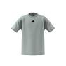 Kids Unisex Adidas Z.N.E. T-Shirt, Grey, A901_ONE, thumbnail image number 6