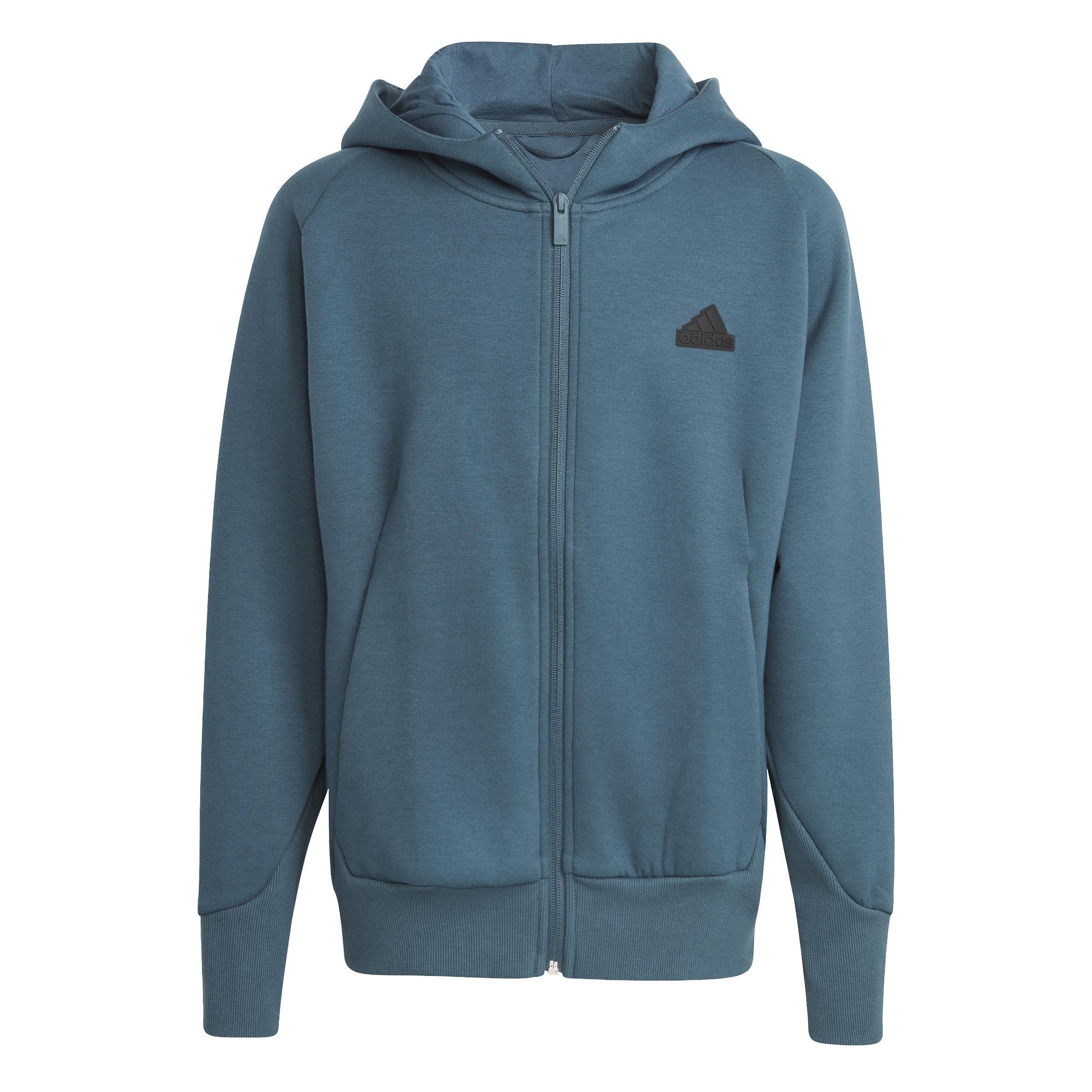 Unisex Kids Z.N.E. Full-Zip Hoodie, Turquoise, A901_ONE, large image number 0
