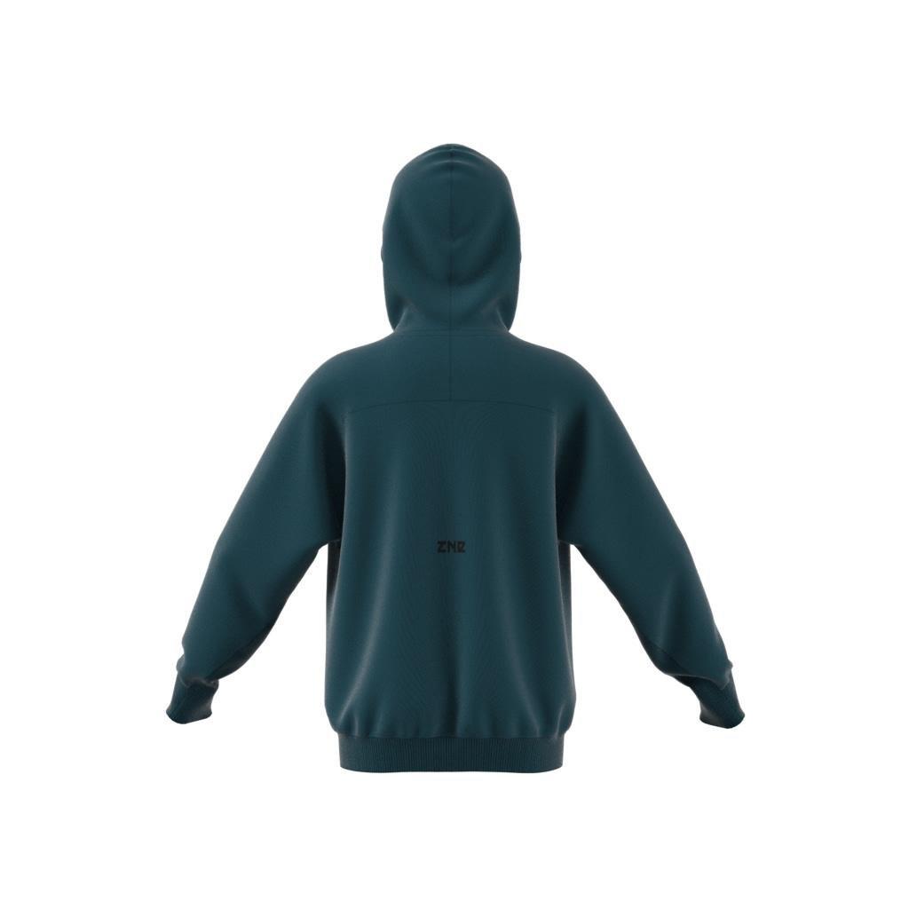 Unisex Kids Z.N.E. Full-Zip Hoodie, Turquoise, A901_ONE, large image number 7