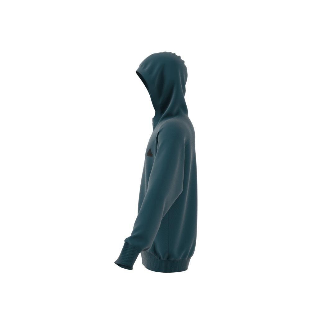 Unisex Kids Z.N.E. Full-Zip Hoodie, Turquoise, A901_ONE, large image number 12
