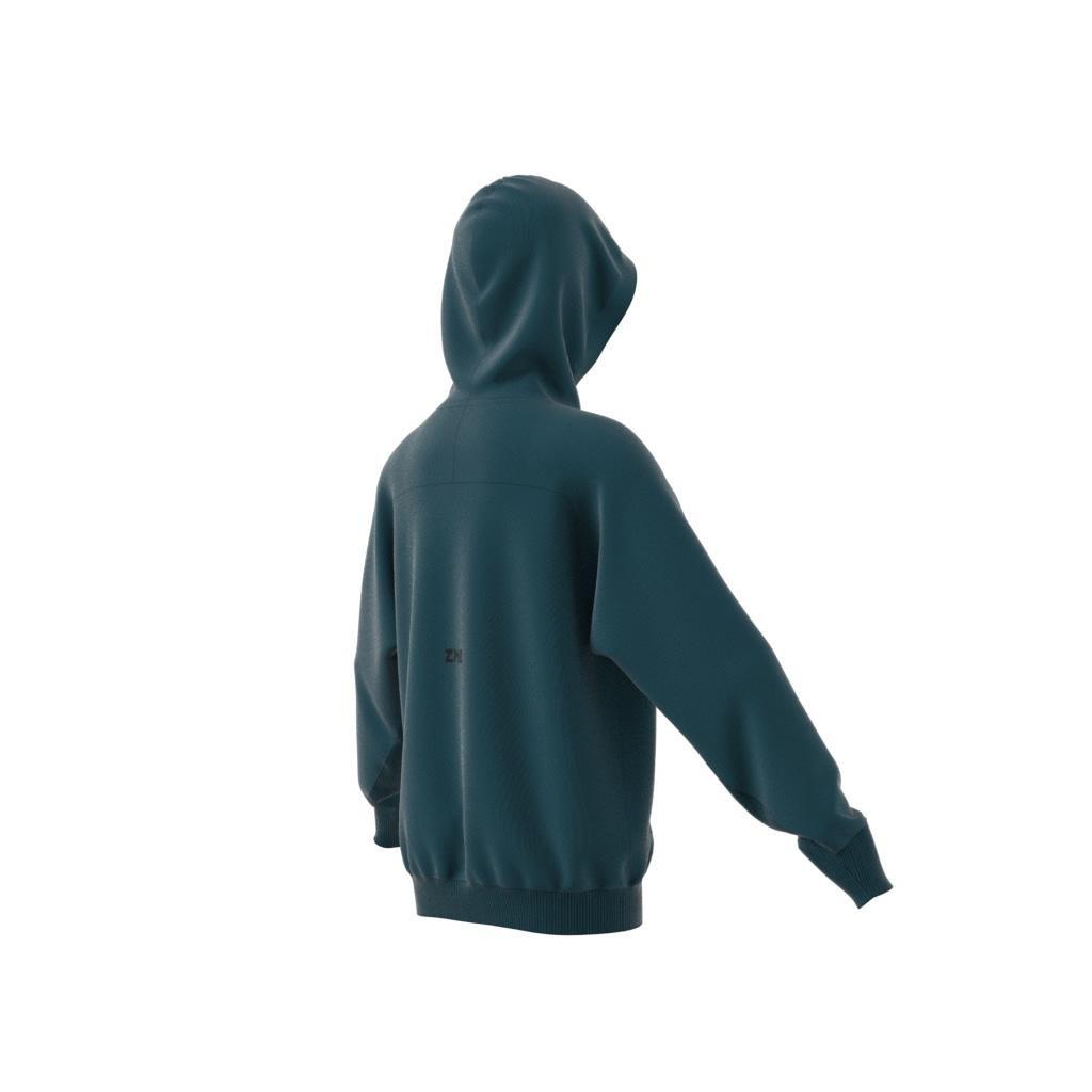 Unisex Kids Z.N.E. Full-Zip Hoodie, Turquoise, A901_ONE, large image number 13