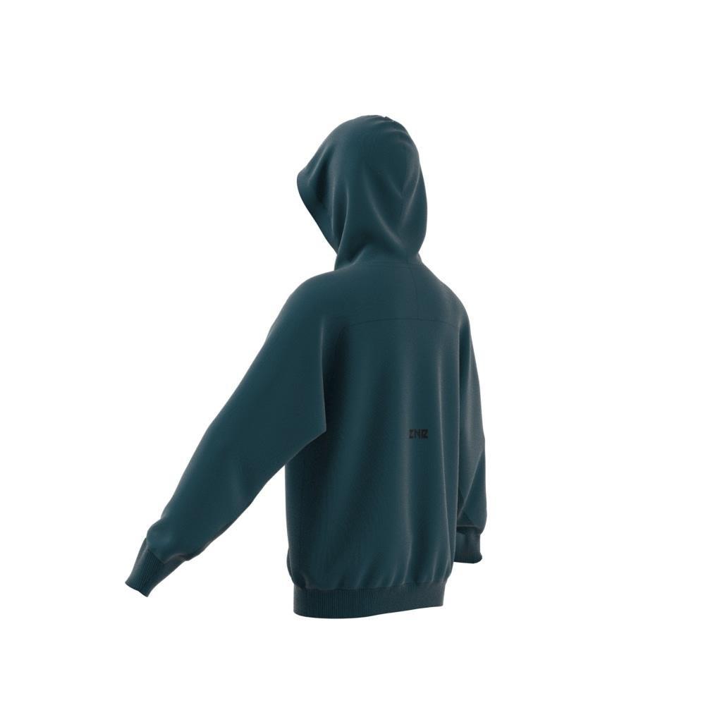 Unisex Kids Z.N.E. Full-Zip Hoodie, Turquoise, A901_ONE, large image number 14
