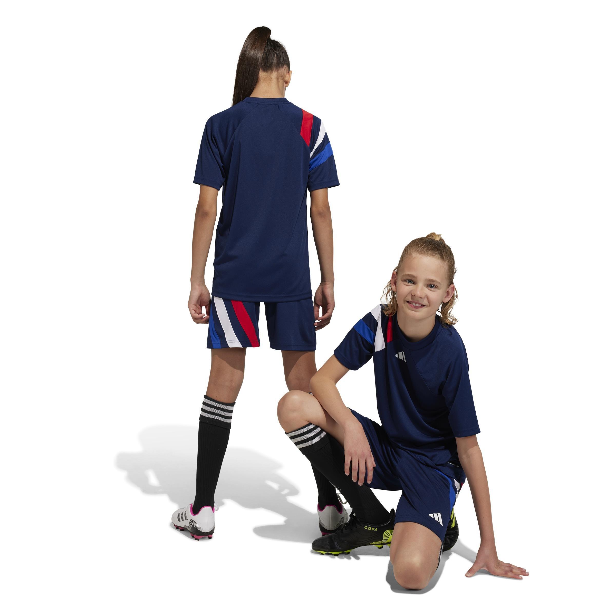 Unisex Kids Fortore 23 Shorts, Blue, A901_ONE, large image number 3