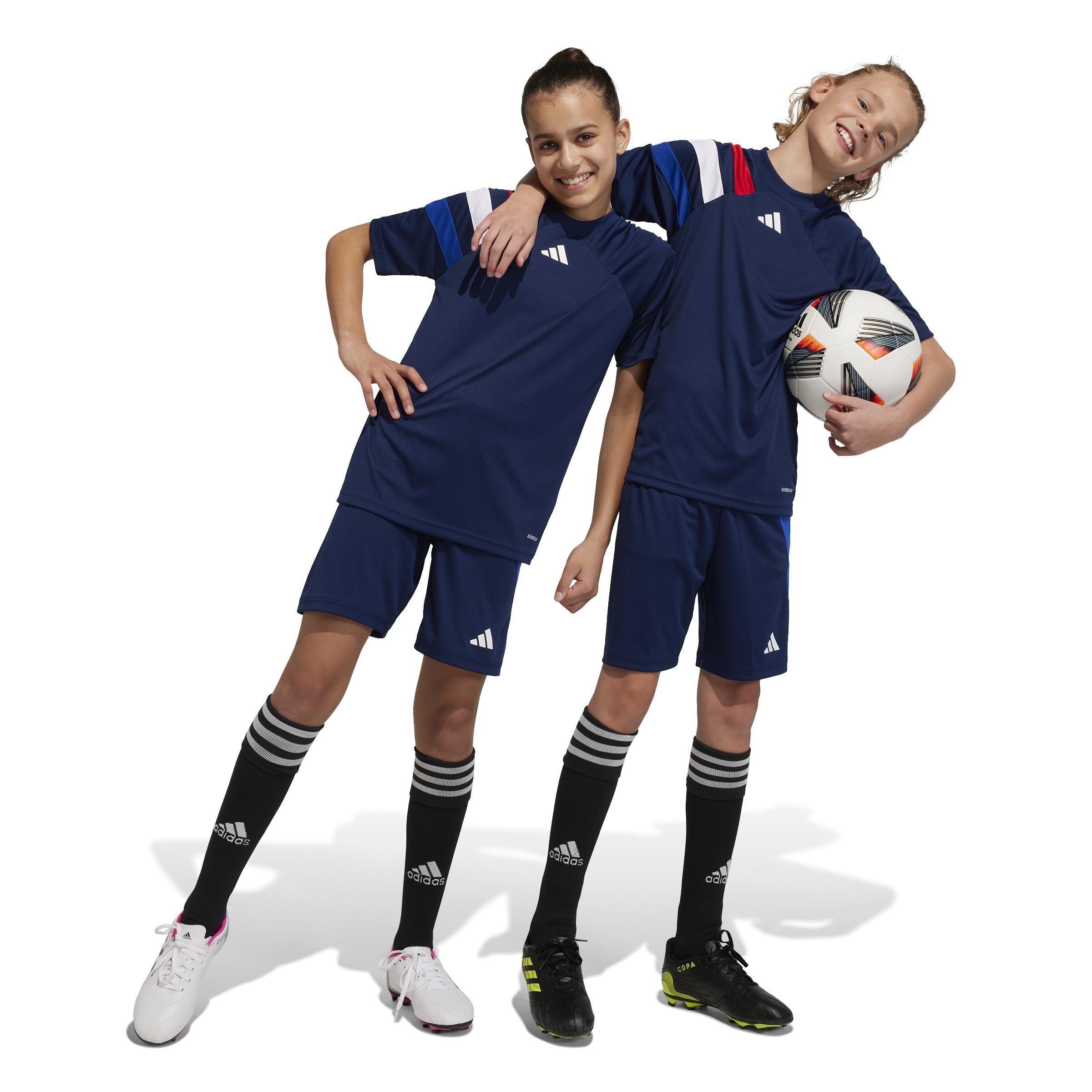 Unisex Kids Fortore 23 Shorts, Blue, A901_ONE, large image number 10