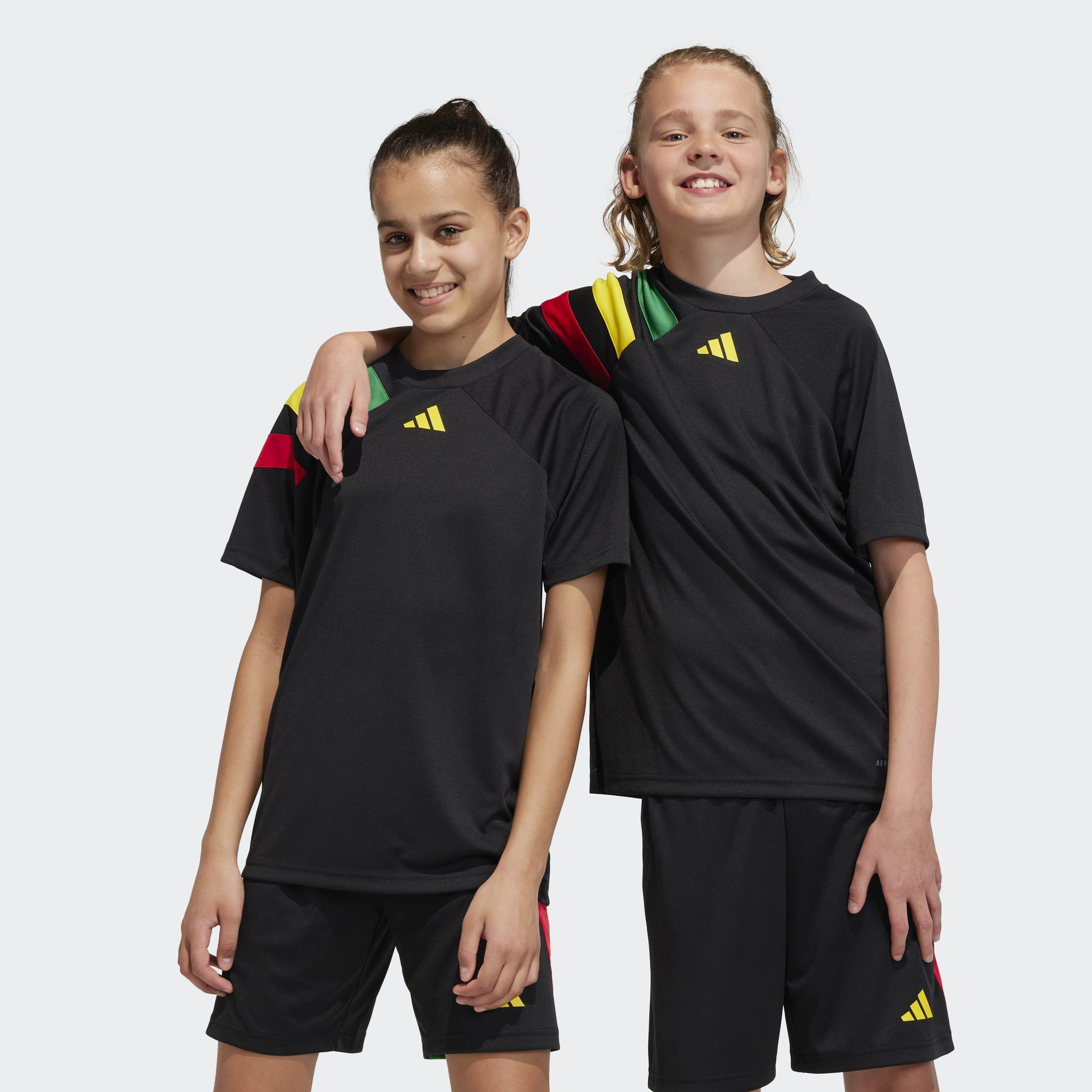 Kids Unisex Fortore 23 Jersey, Black, A901_ONE, large image number 2