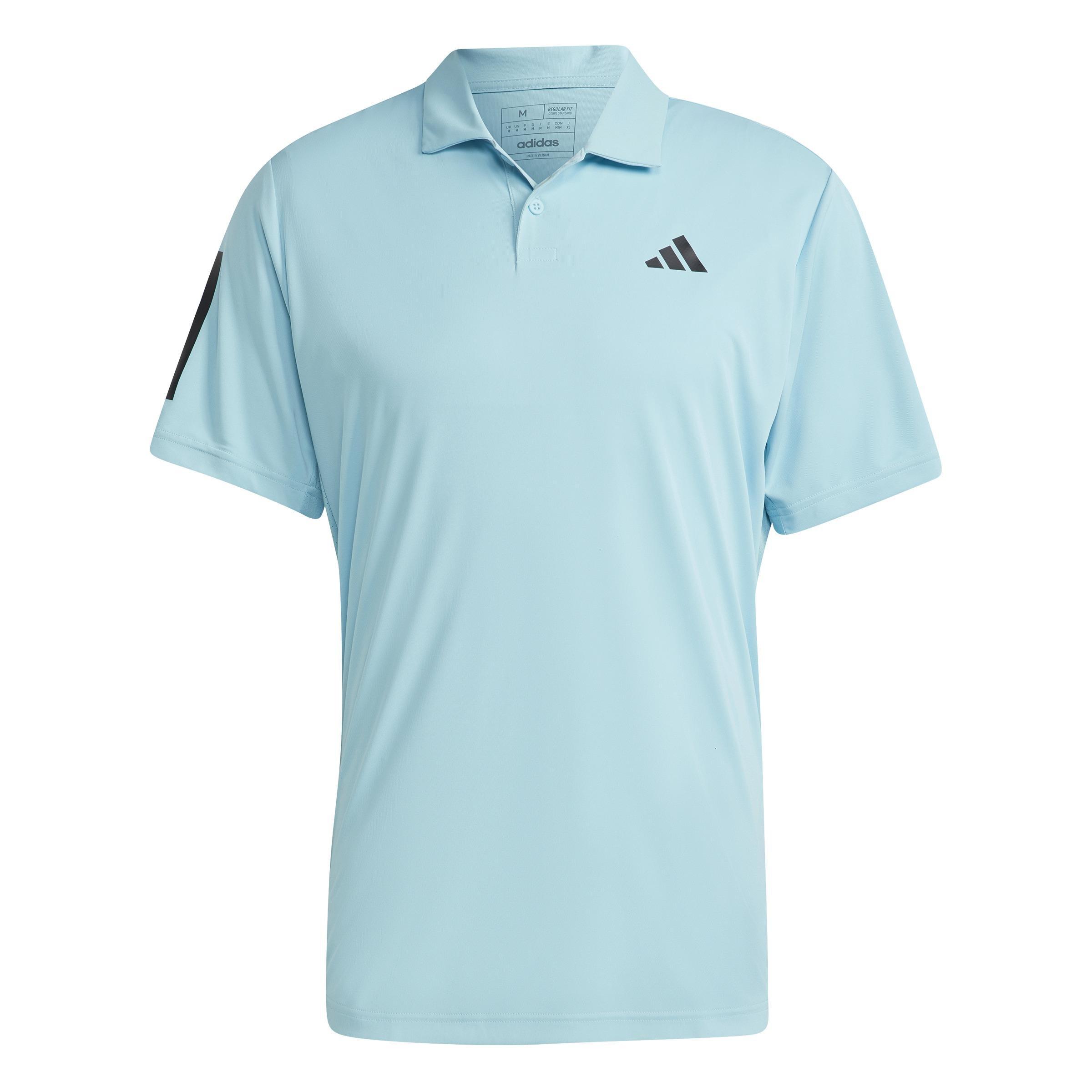 Club 3-Stripes Tennis Polo Shirt, Blue, A901_ONE, large image number 2