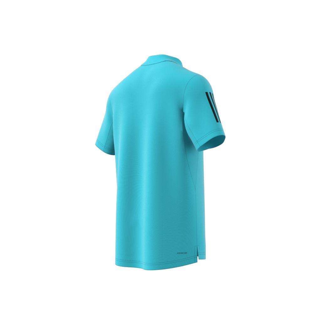 Club 3-Stripes Tennis Polo Shirt, Blue, A901_ONE, large image number 6