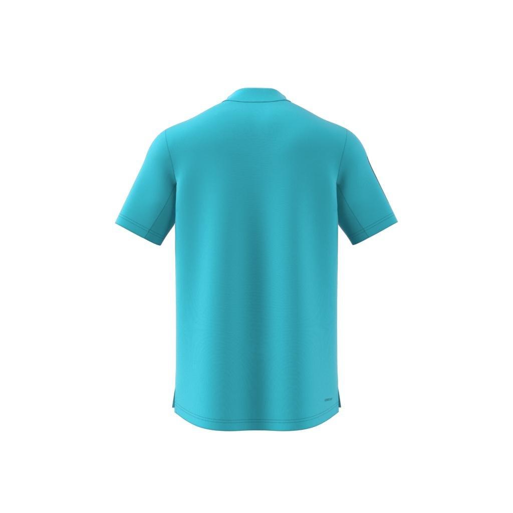 Club 3-Stripes Tennis Polo Shirt, Blue, A901_ONE, large image number 10