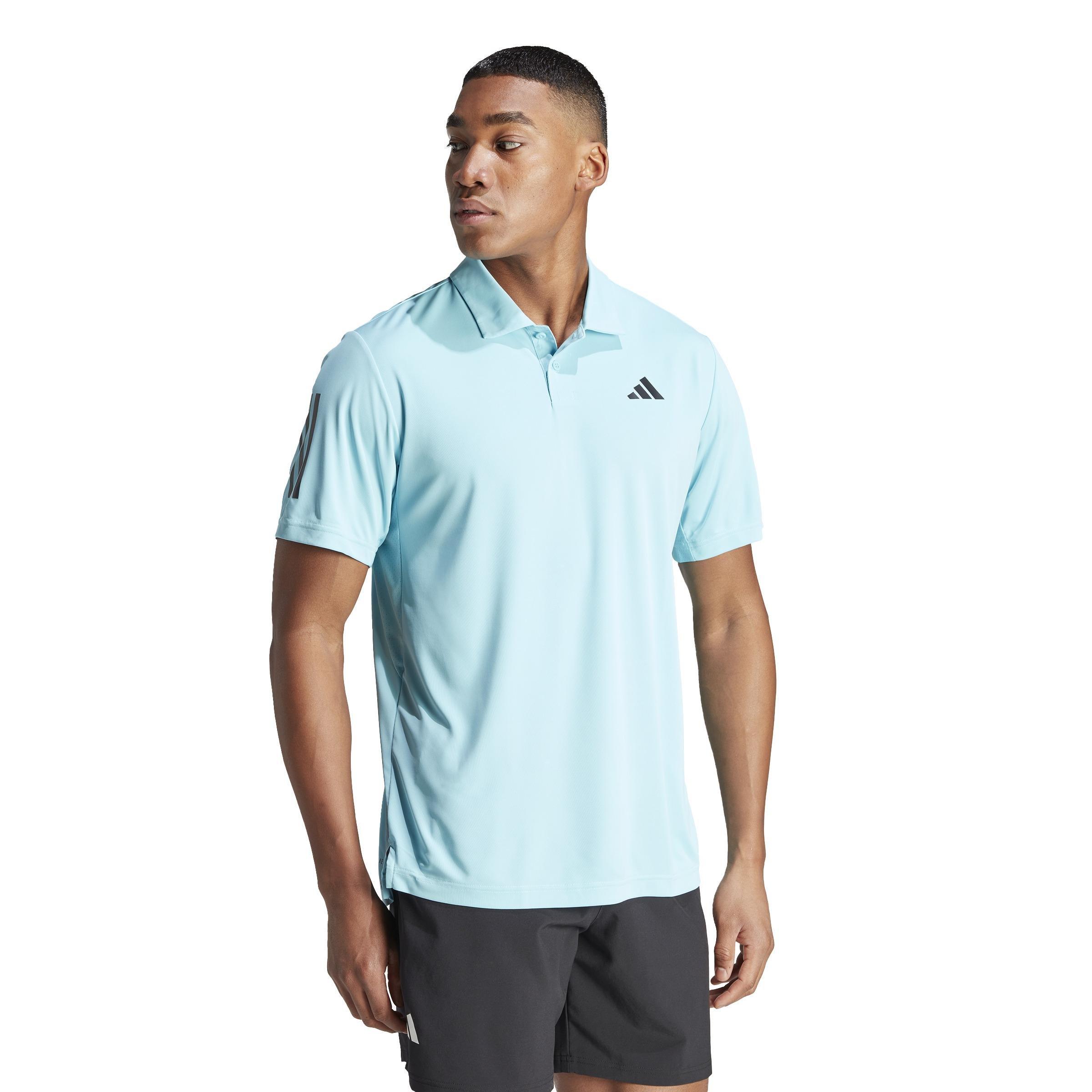 Club 3-Stripes Tennis Polo Shirt, Blue, A901_ONE, large image number 14