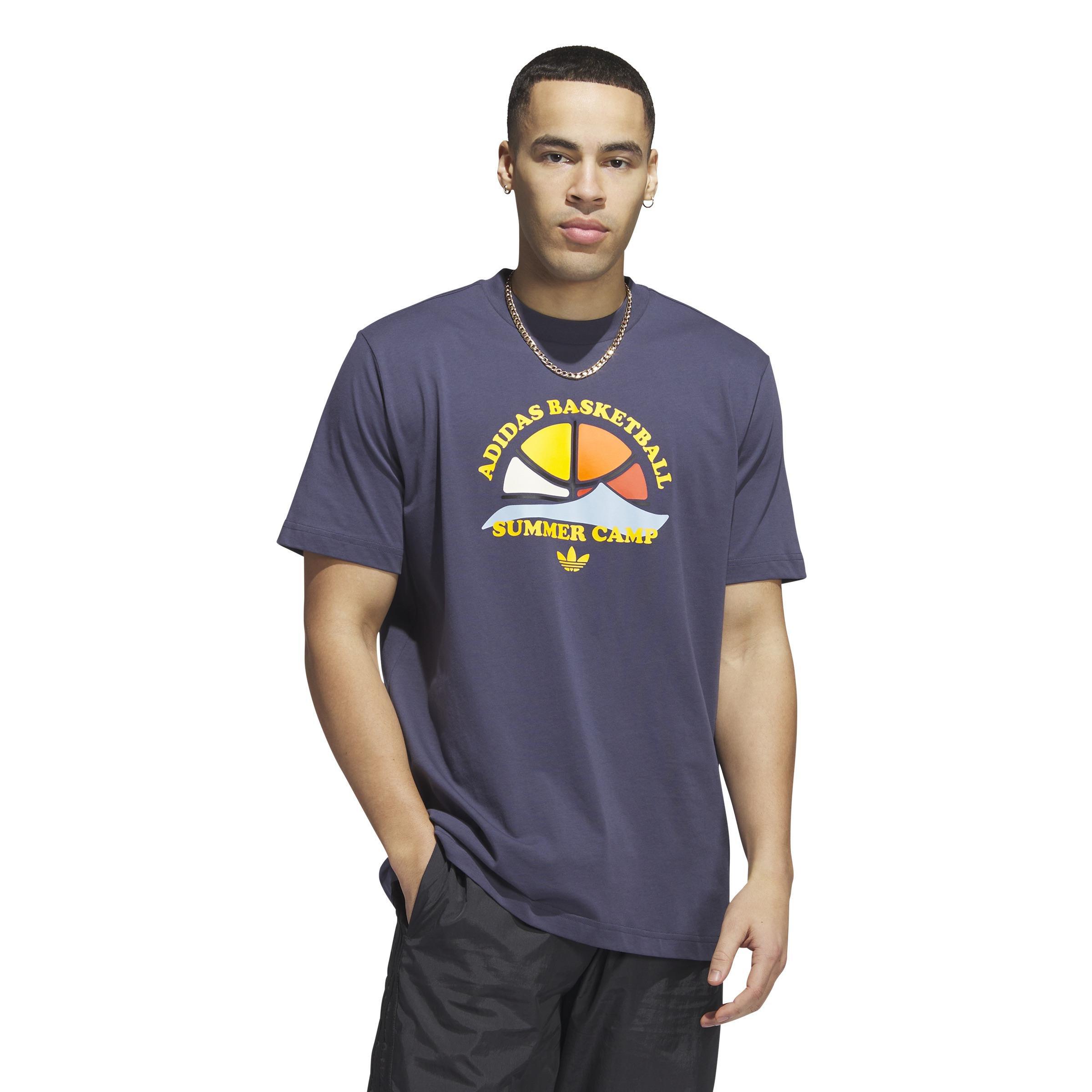 Basketball Short Sleeve T-Shirt, Blue, A901_ONE, large image number 12