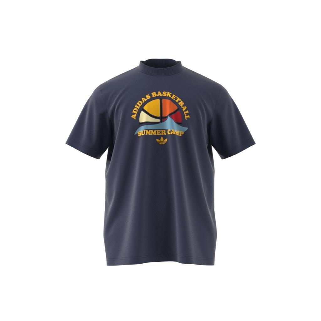 Basketball Short Sleeve T-Shirt, Blue, A901_ONE, large image number 14