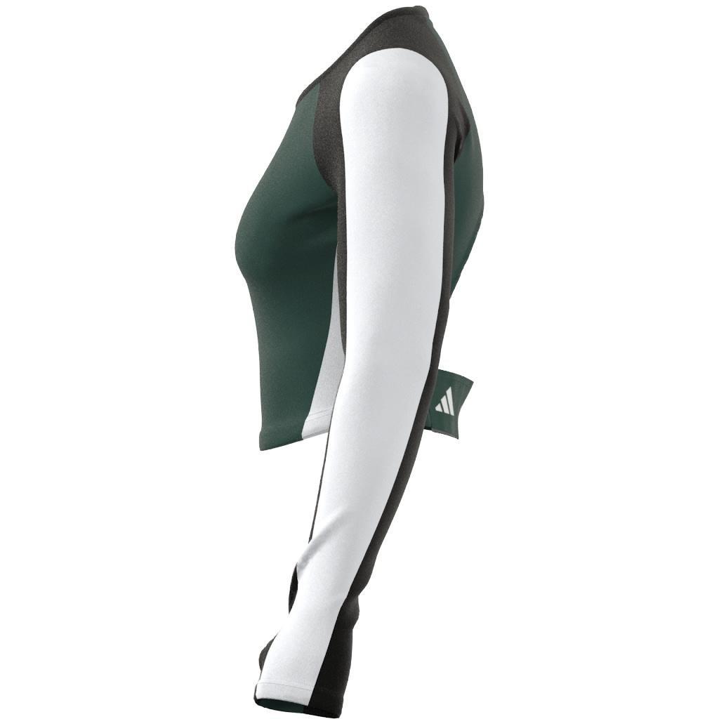 Techfit Aeroready Long-Sleeve Top, Black, A901_ONE, large image number 5