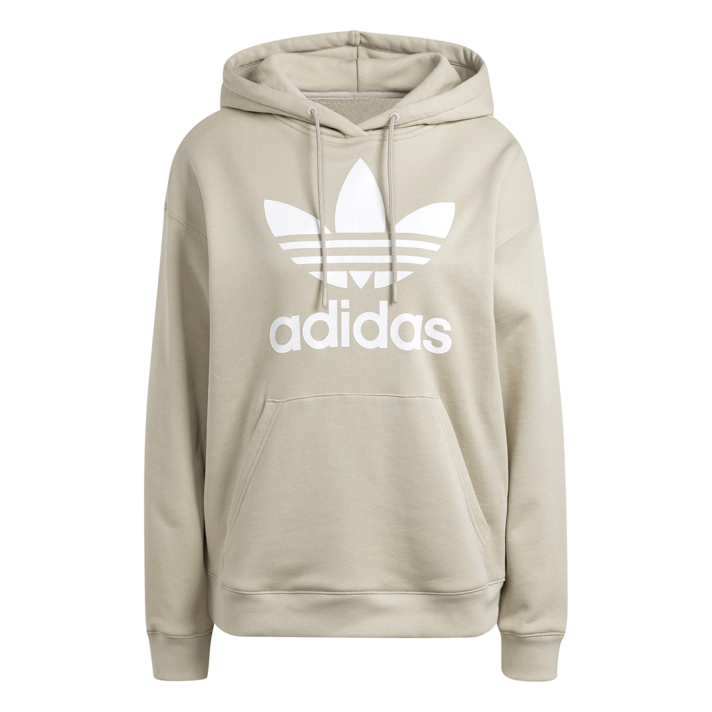 Trefoil Hoodie, Beige, A901_ONE, large image number 2