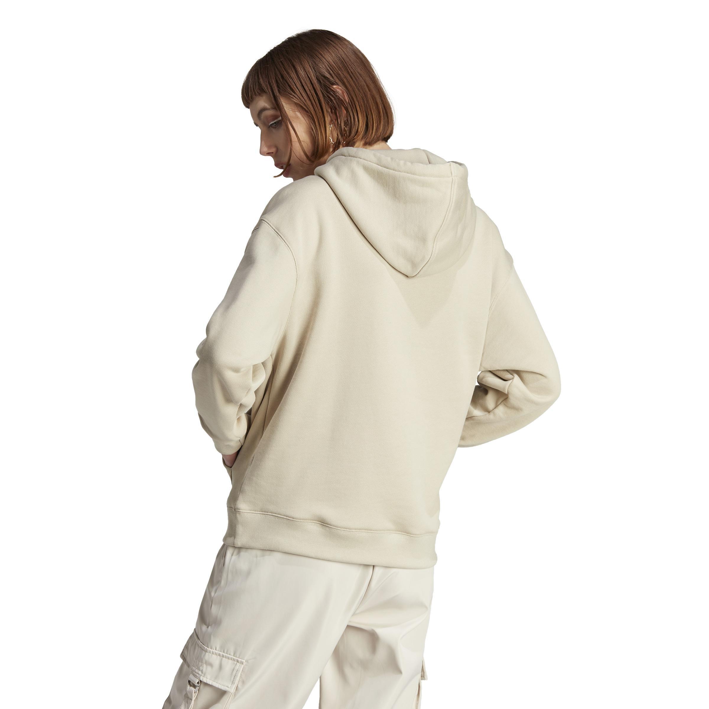Trefoil Hoodie, Beige, A901_ONE, large image number 3