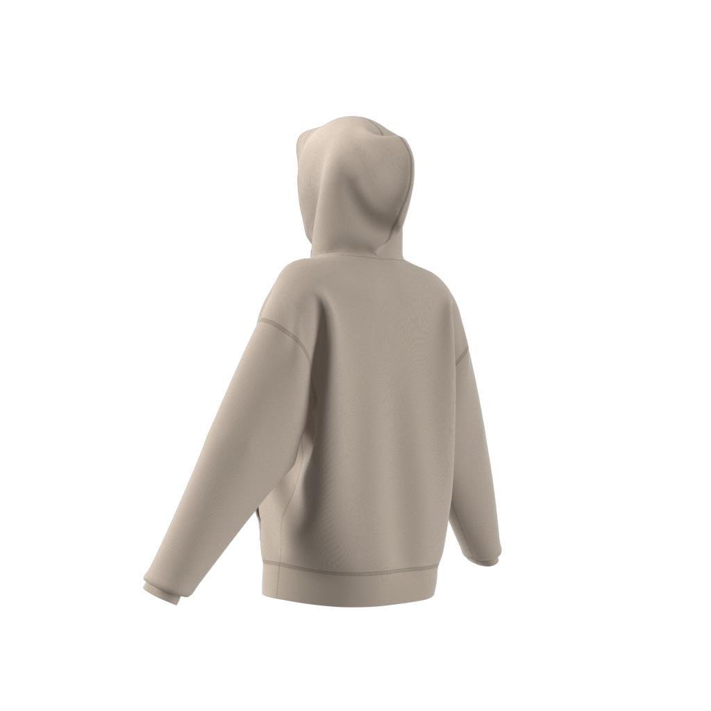 Trefoil Hoodie, Beige, A901_ONE, large image number 11